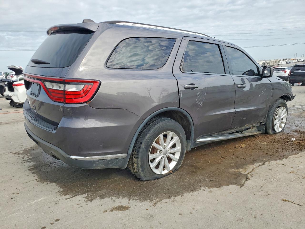 2014 Dodge Durango Sxt Gray vin: 1C4RDJAGXEC323443