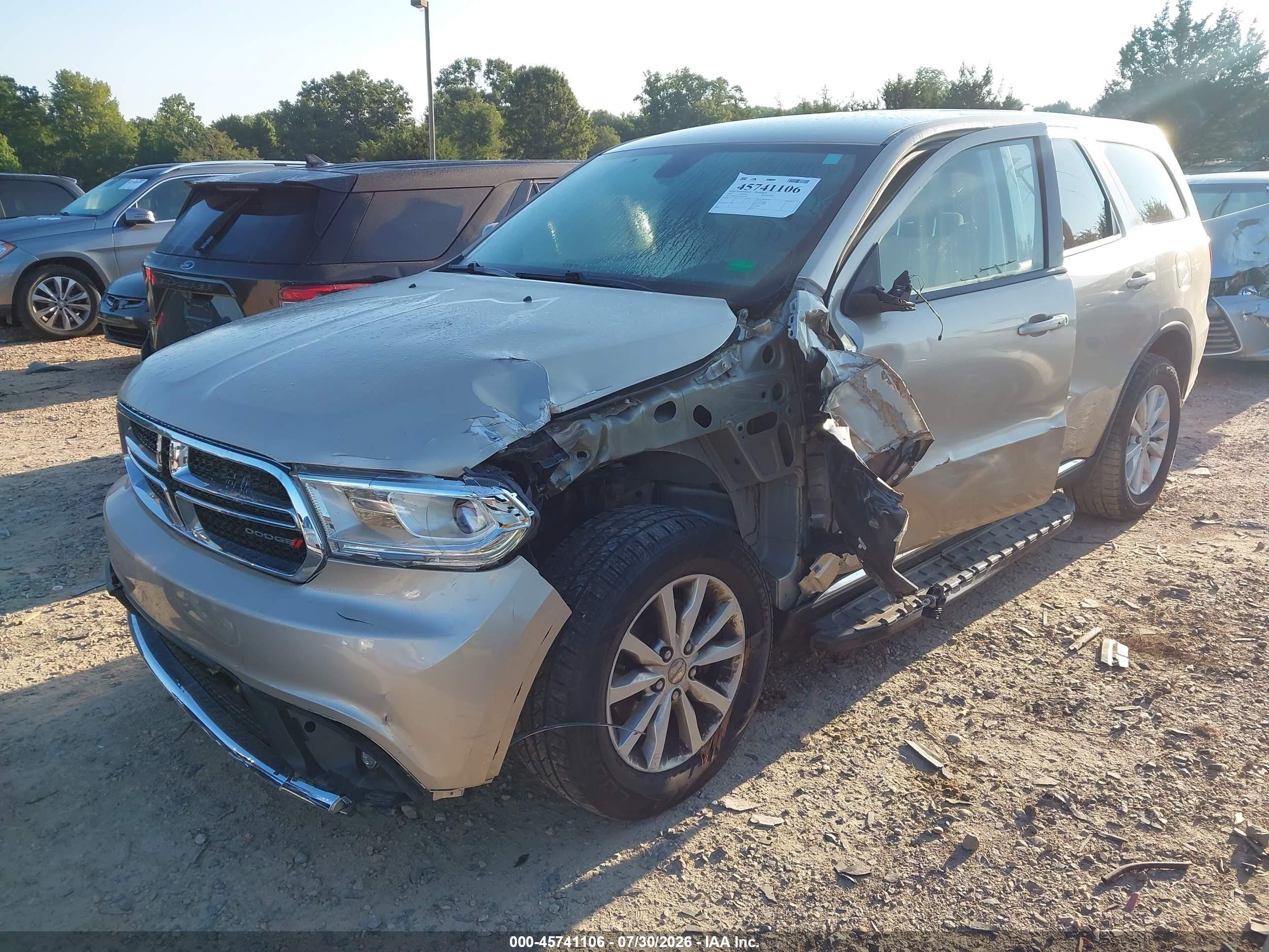 2014 Dodge Durango Sxt Beige vin: 1C4RDJAGXEC345538