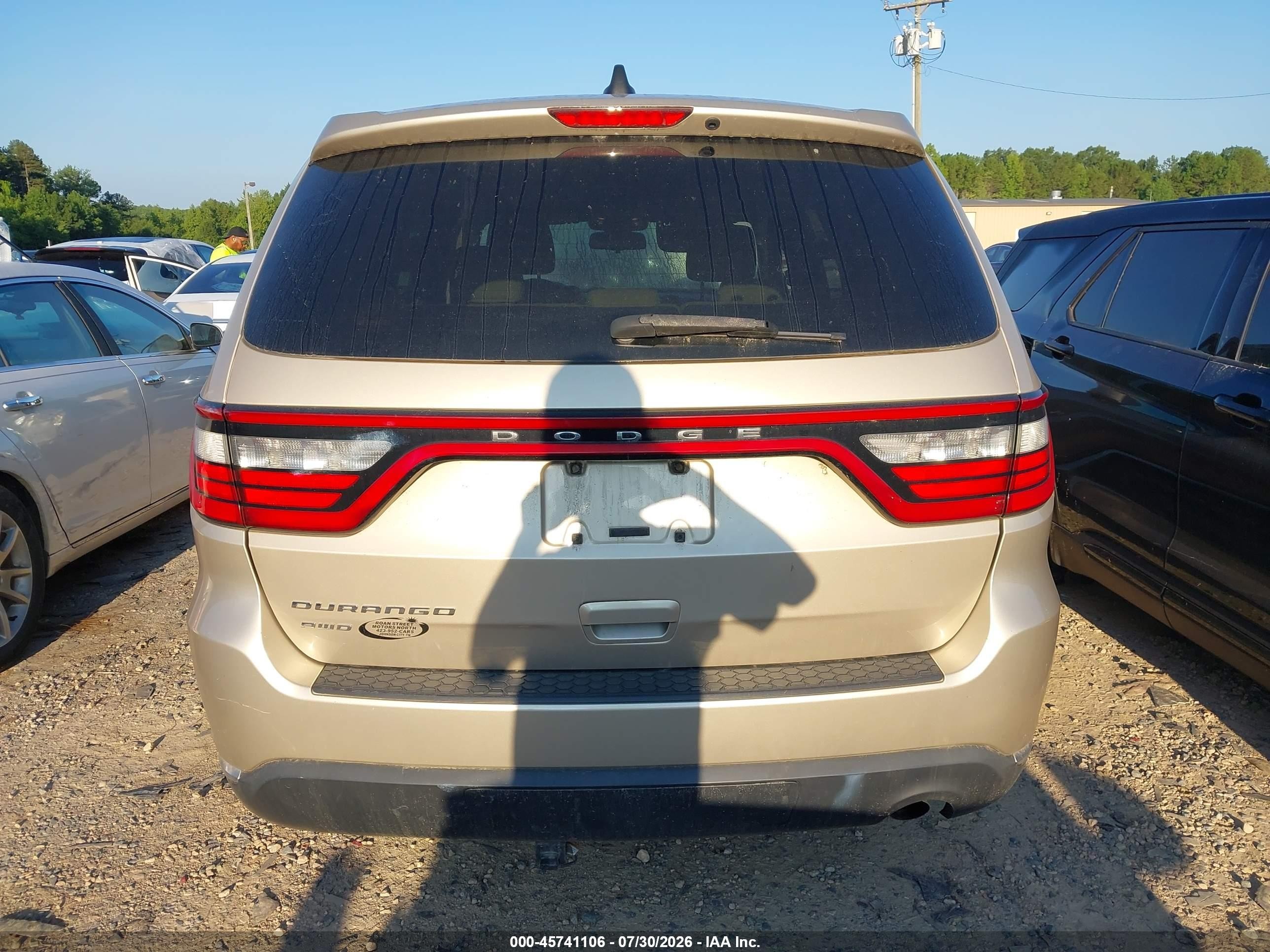 2014 Dodge Durango Sxt Beige vin: 1C4RDJAGXEC345538