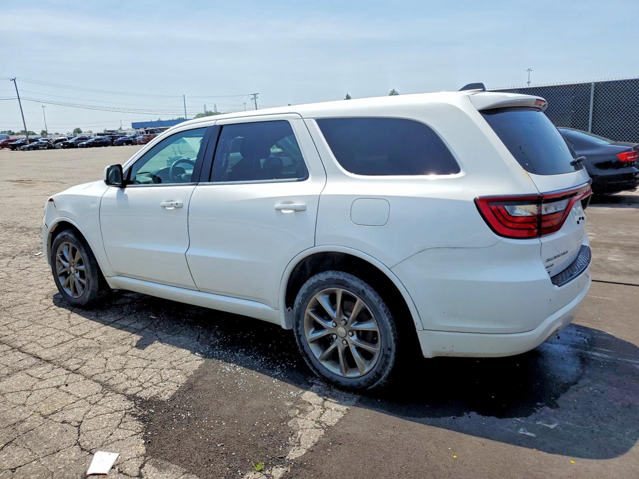 2014 Dodge Durango Sxt White vin: 1C4RDJAGXEC484052
