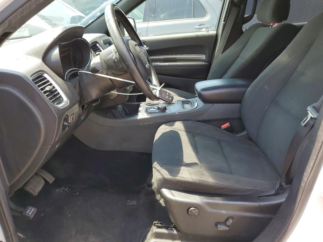 2014 Dodge Durango Sxt White vin: 1C4RDJAGXEC484052