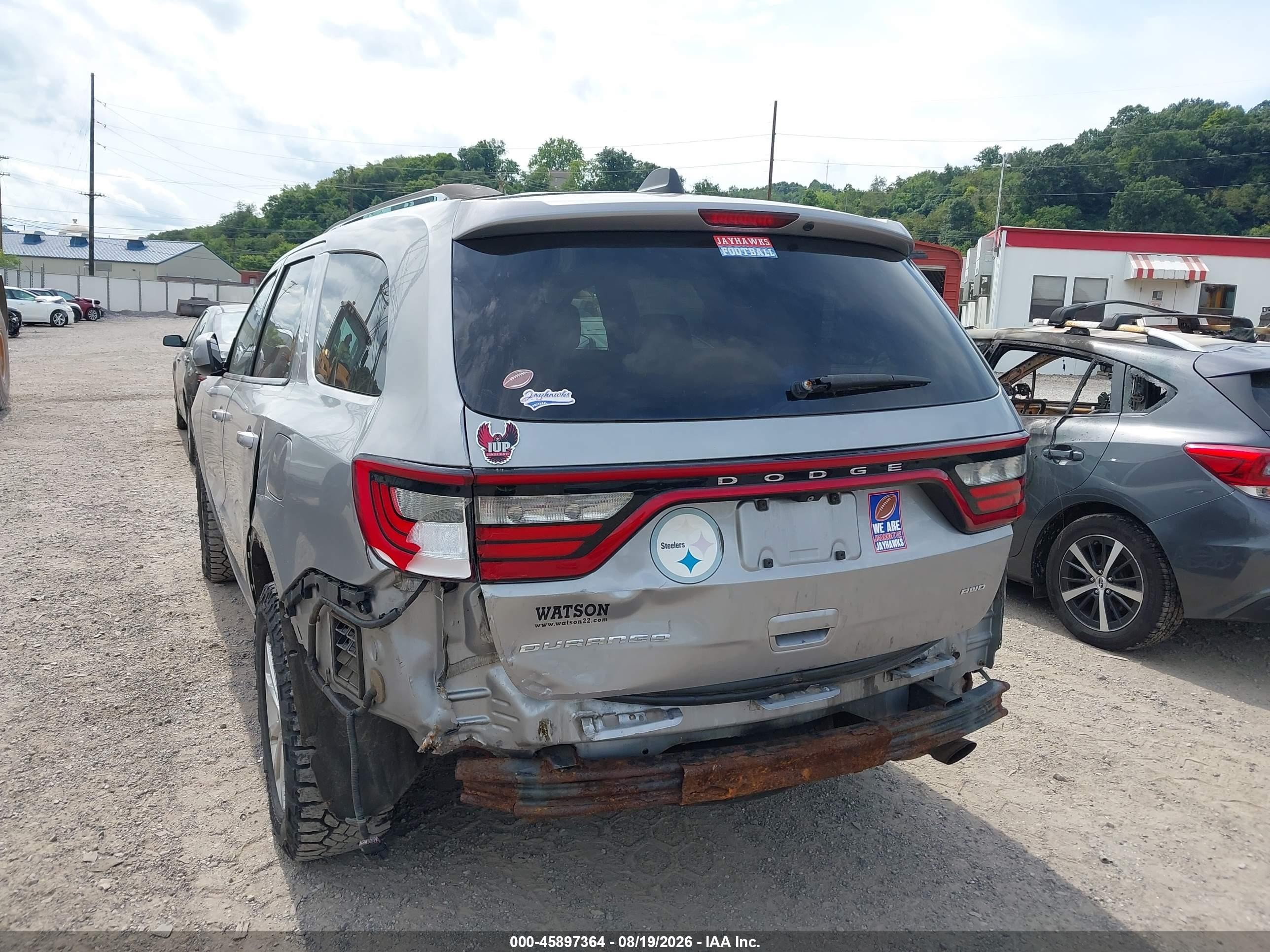 2014 Dodge Durango Sxt Gray vin: 1C4RDJAGXEC576911