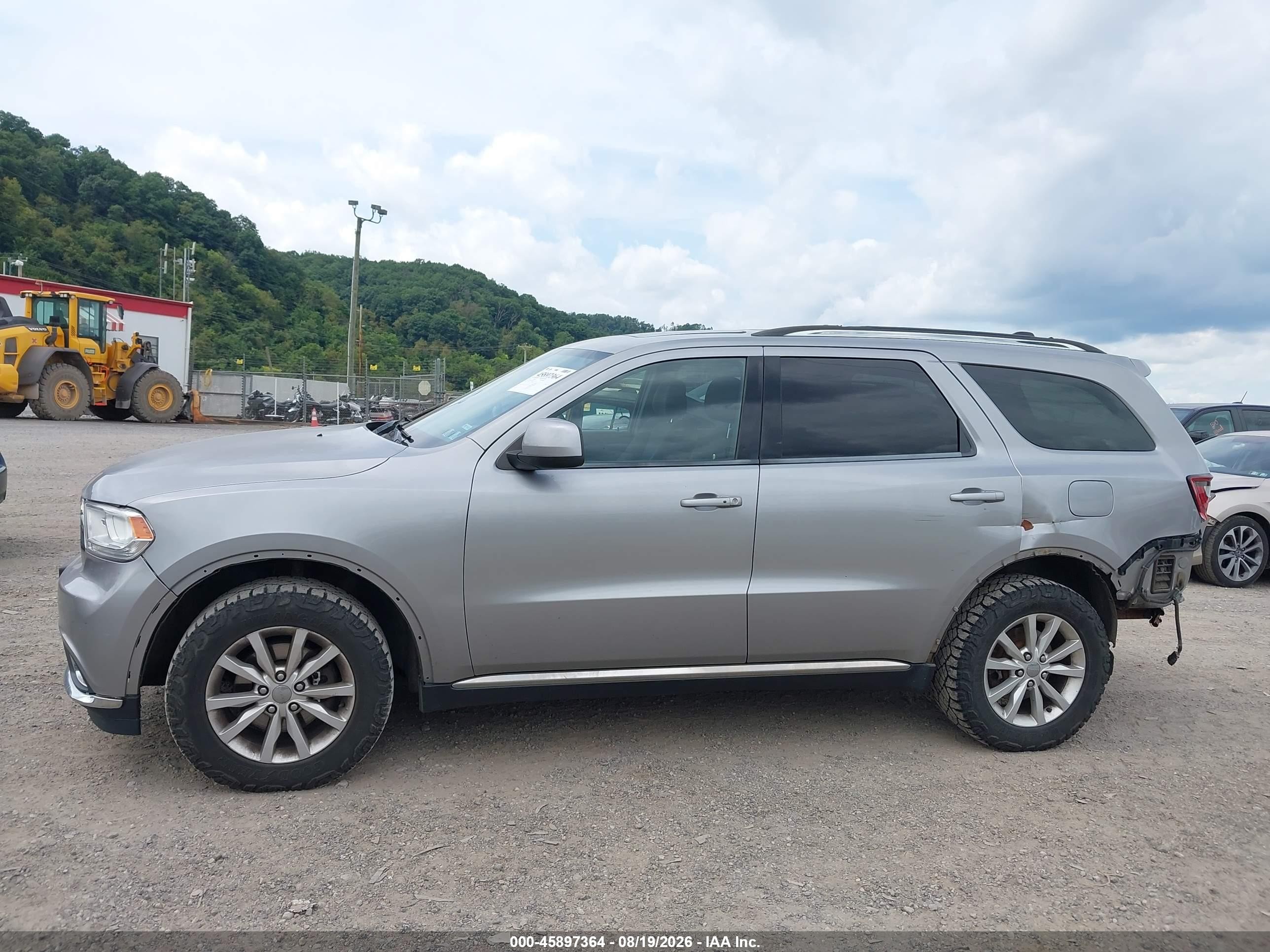 2014 Dodge Durango Sxt Gray vin: 1C4RDJAGXEC576911