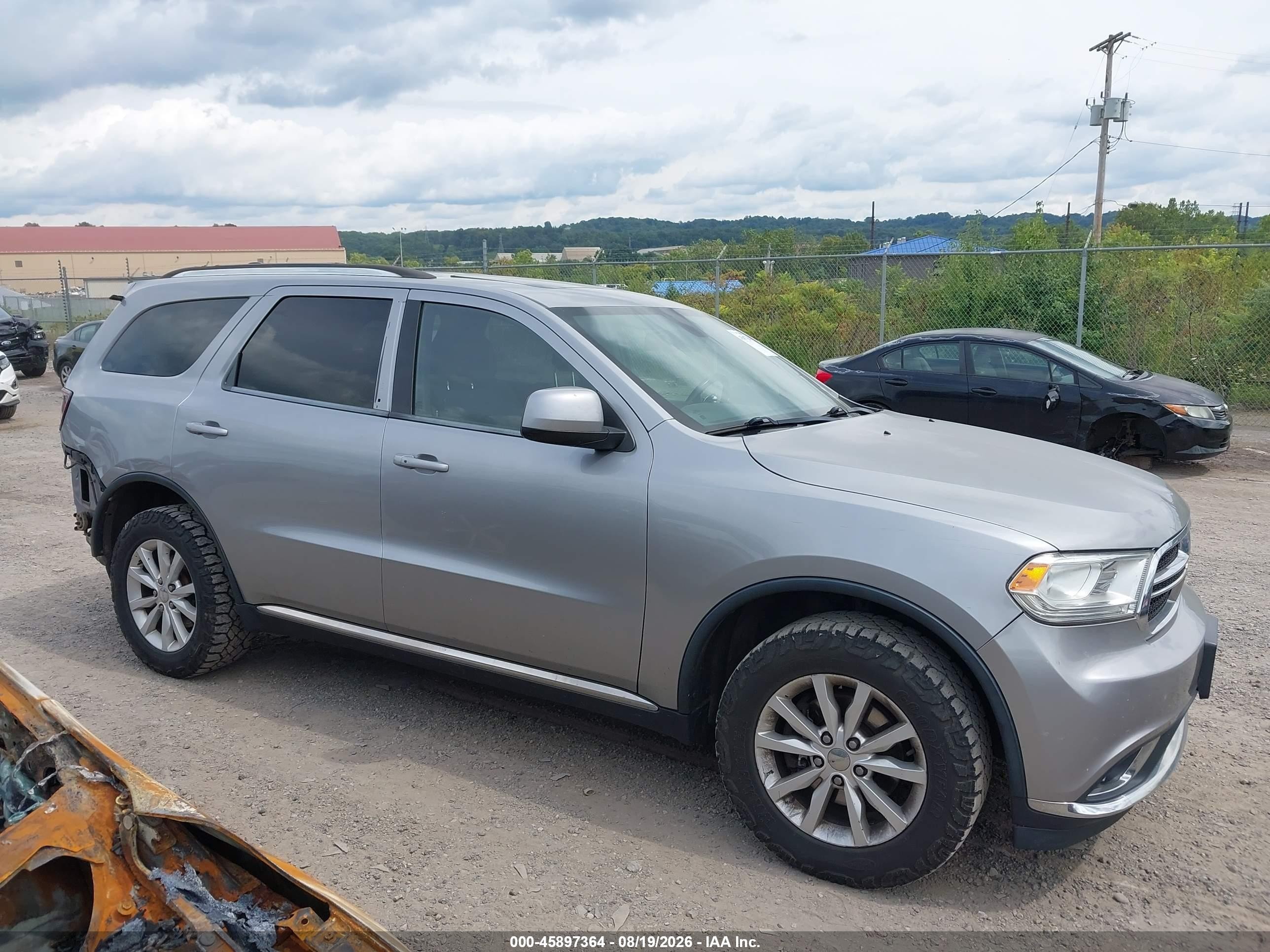 2014 Dodge Durango Sxt Gray vin: 1C4RDJAGXEC576911