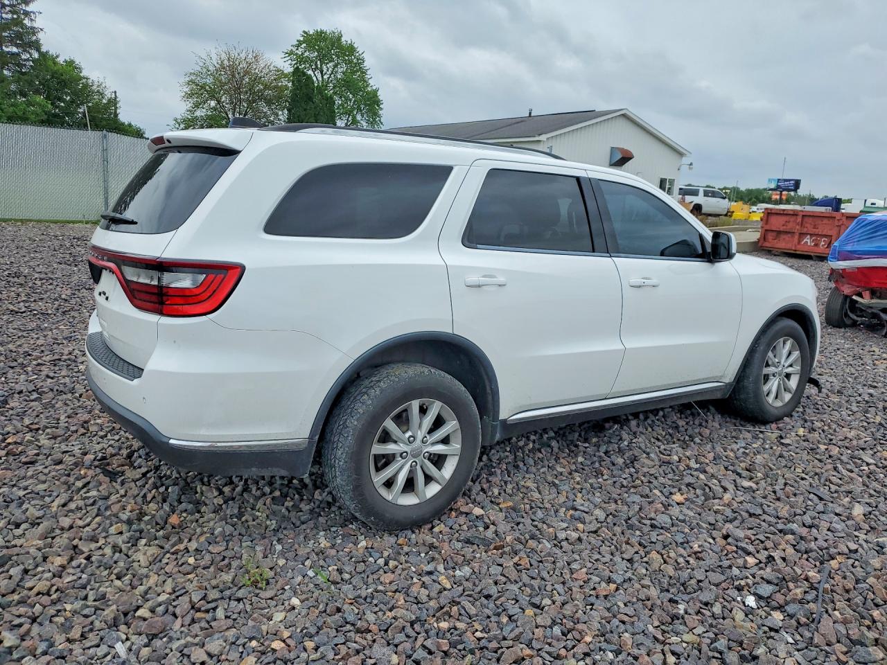 2015 Dodge Durango Sxt Белый vin: 1C4RDJAGXFC101714