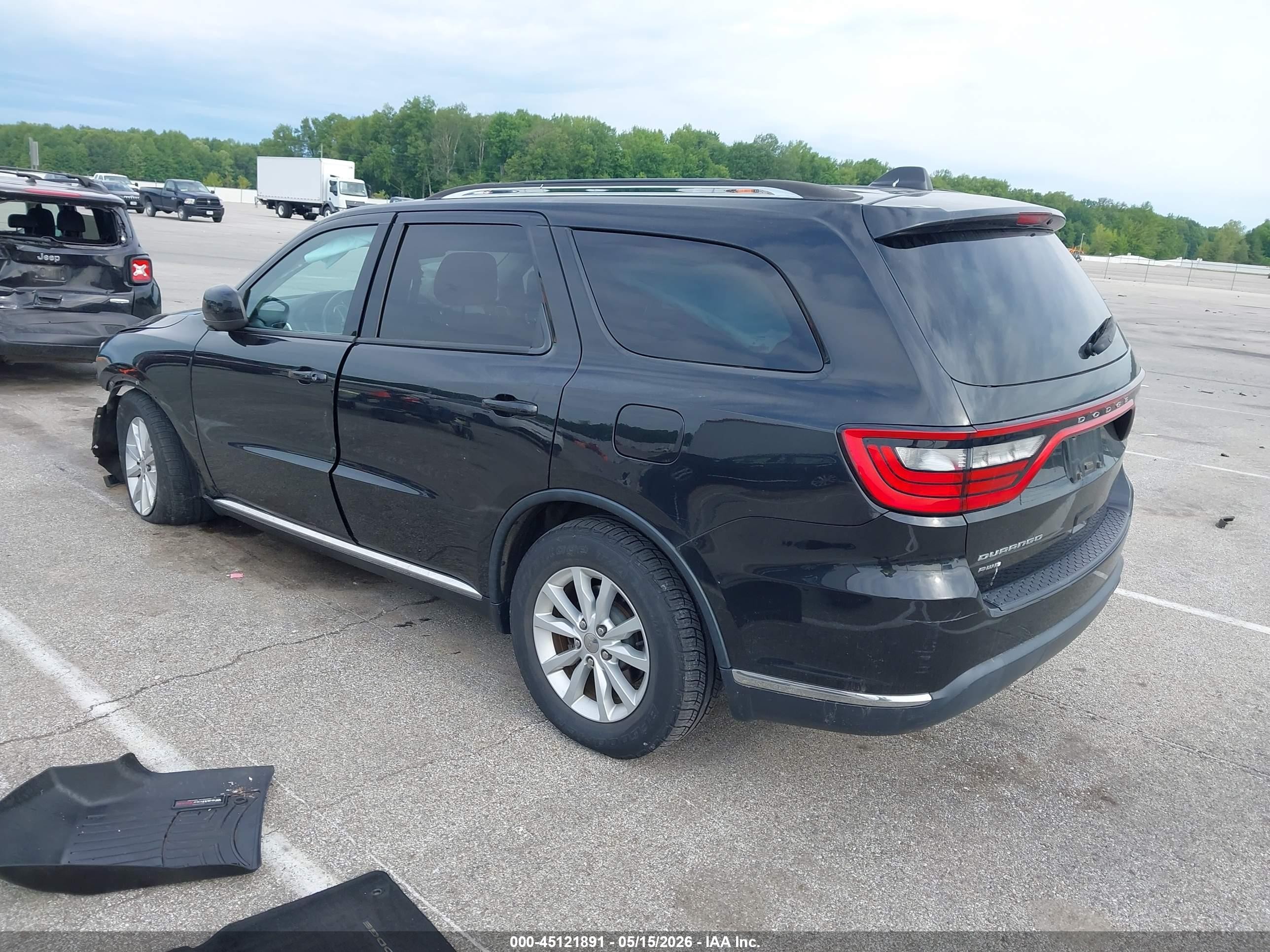 2015 Dodge Durango Sxt Black vin: 1C4RDJAGXFC114950