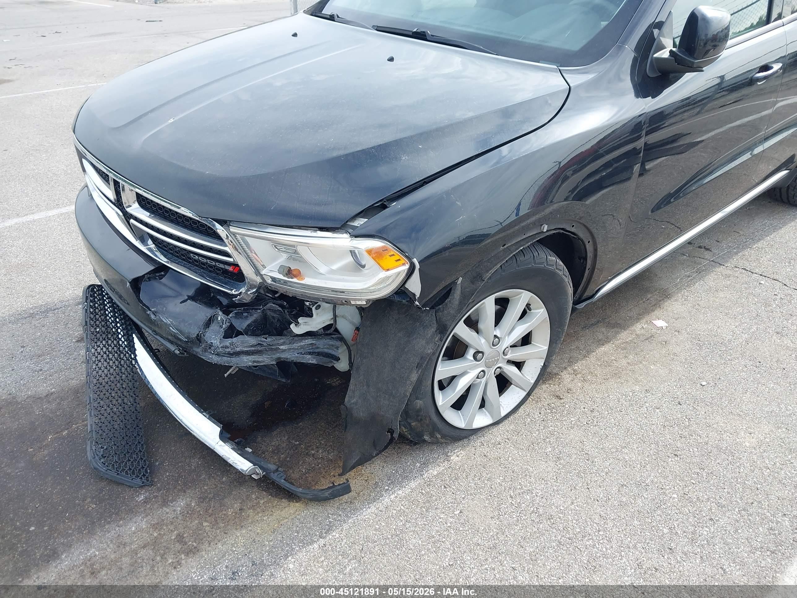 2015 Dodge Durango Sxt Black vin: 1C4RDJAGXFC114950
