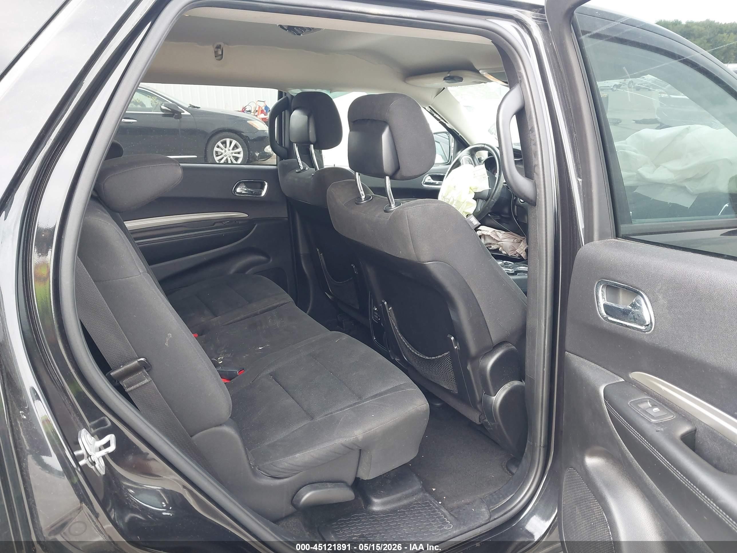 2015 Dodge Durango Sxt Black vin: 1C4RDJAGXFC114950