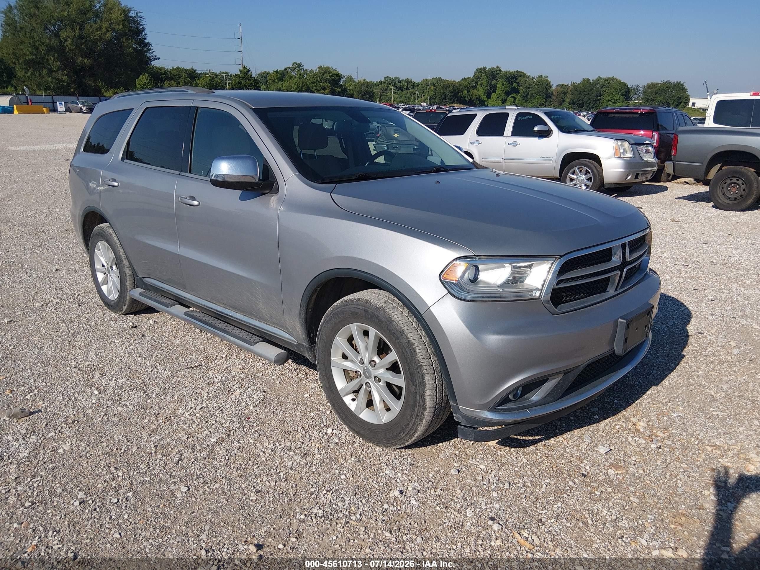 2015 Dodge Durango Sxt Серебряный vin: 1C4RDJAGXFC120389