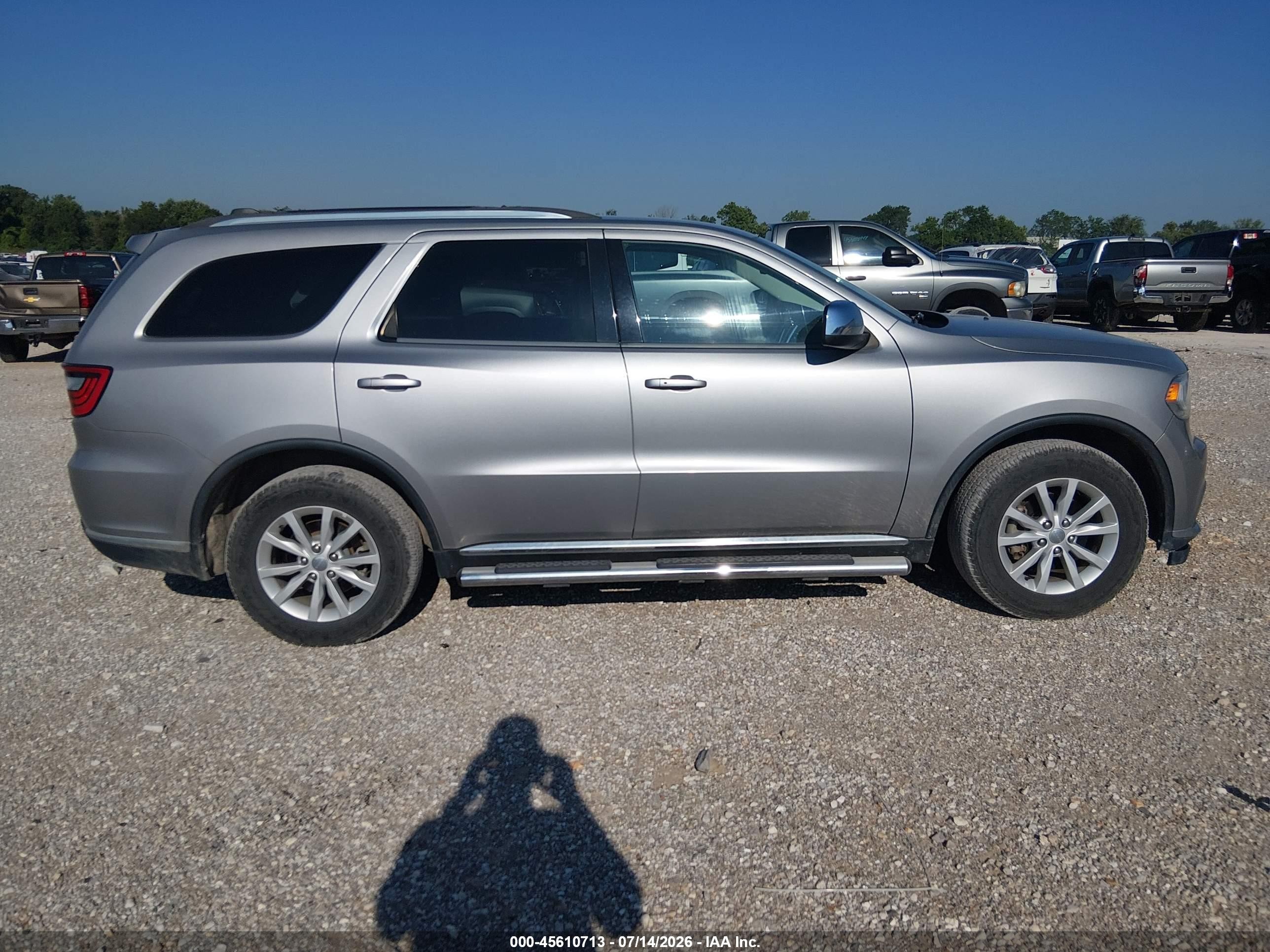 2015 Dodge Durango Sxt Серебряный vin: 1C4RDJAGXFC120389
