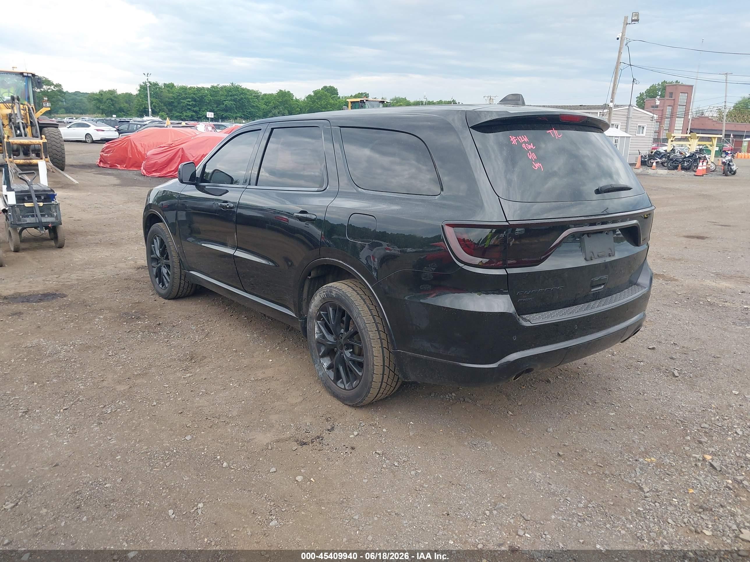 2015 Dodge Durango Sxt Black vin: 1C4RDJAGXFC737582
