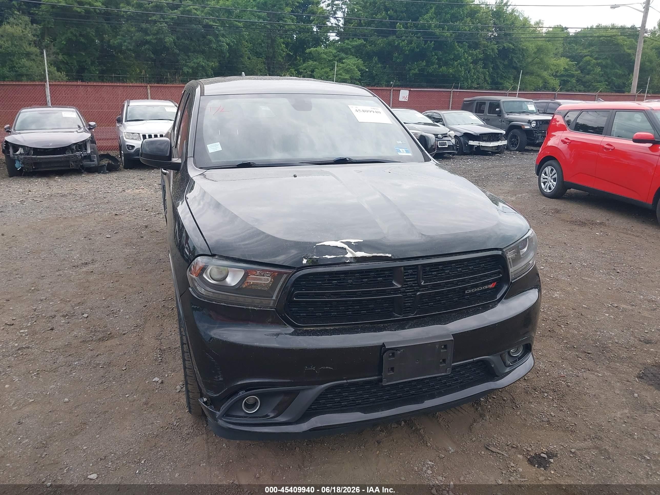 2015 Dodge Durango Sxt Black vin: 1C4RDJAGXFC737582