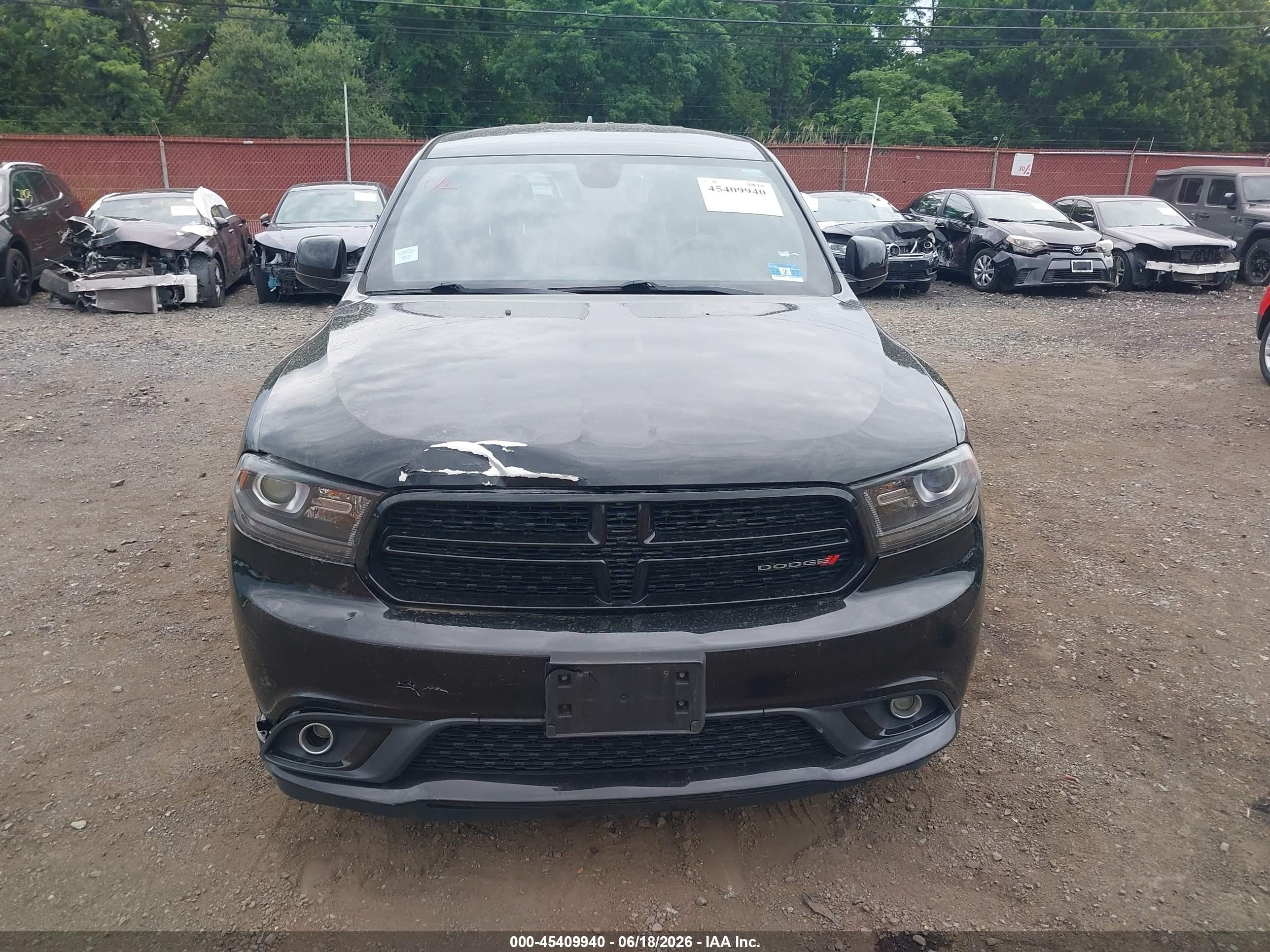 2015 Dodge Durango Sxt Black vin: 1C4RDJAGXFC737582