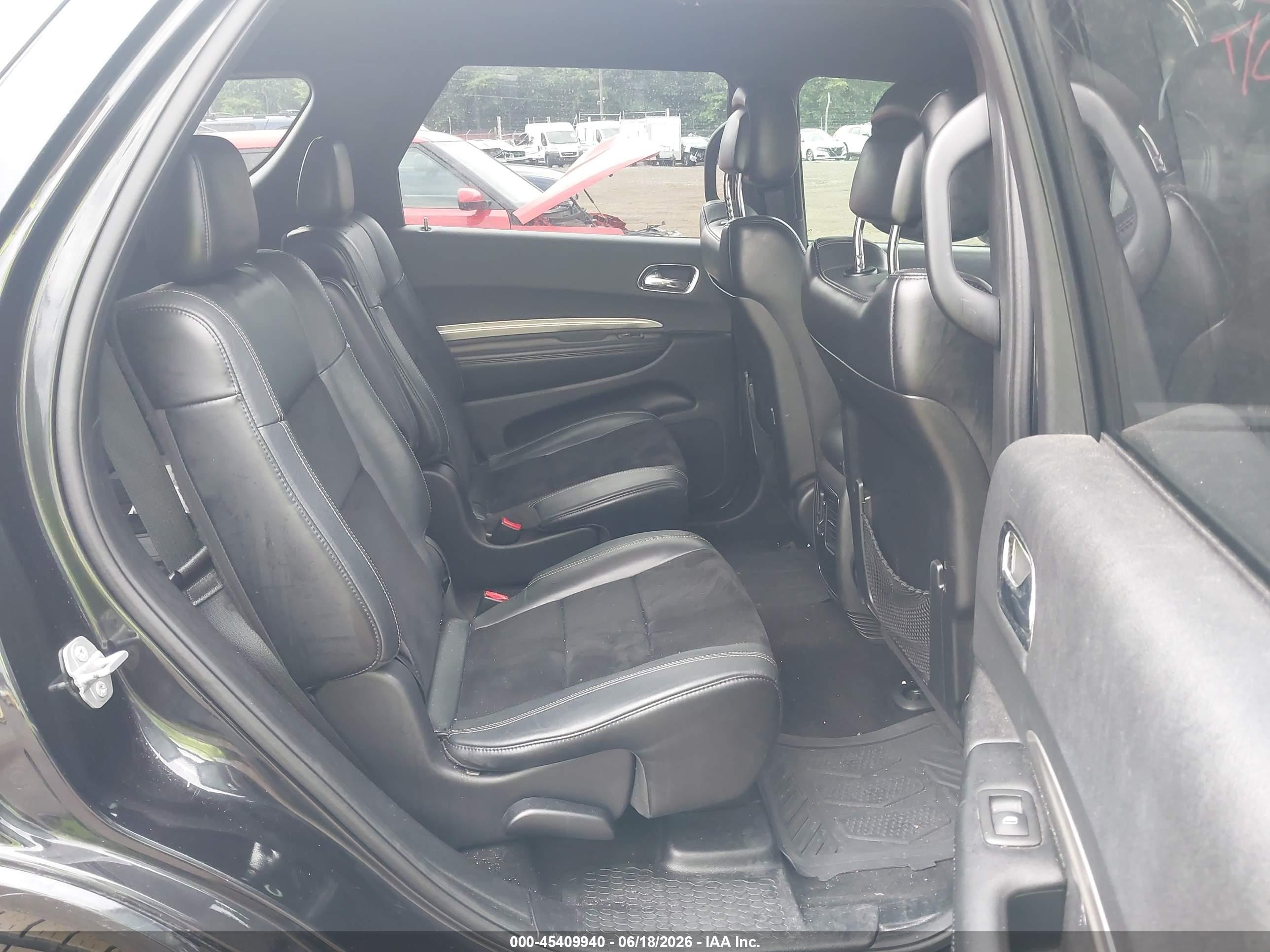 2015 Dodge Durango Sxt Black vin: 1C4RDJAGXFC737582