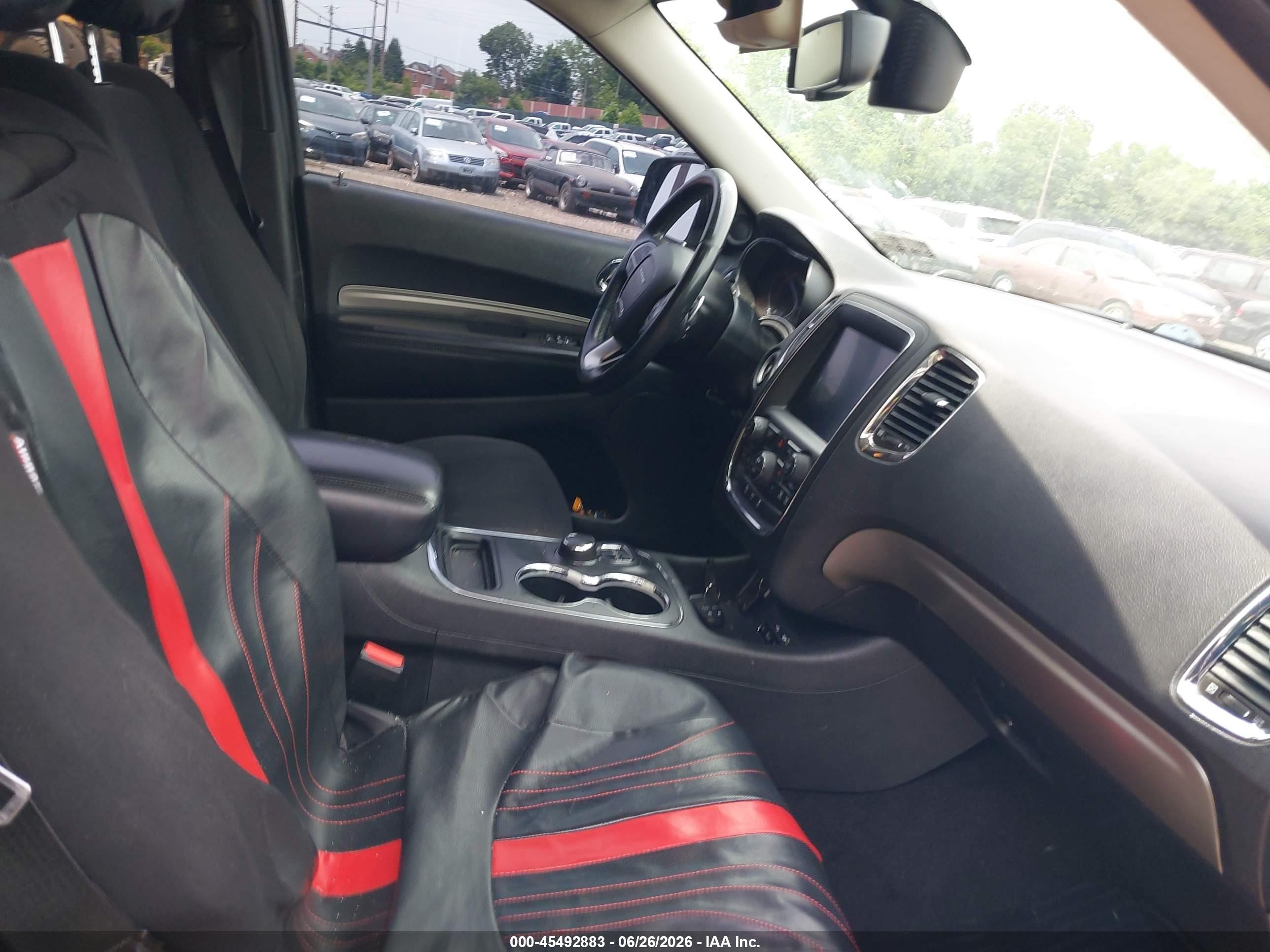2015 Dodge Durango Sxt Black vin: 1C4RDJAGXFC772395