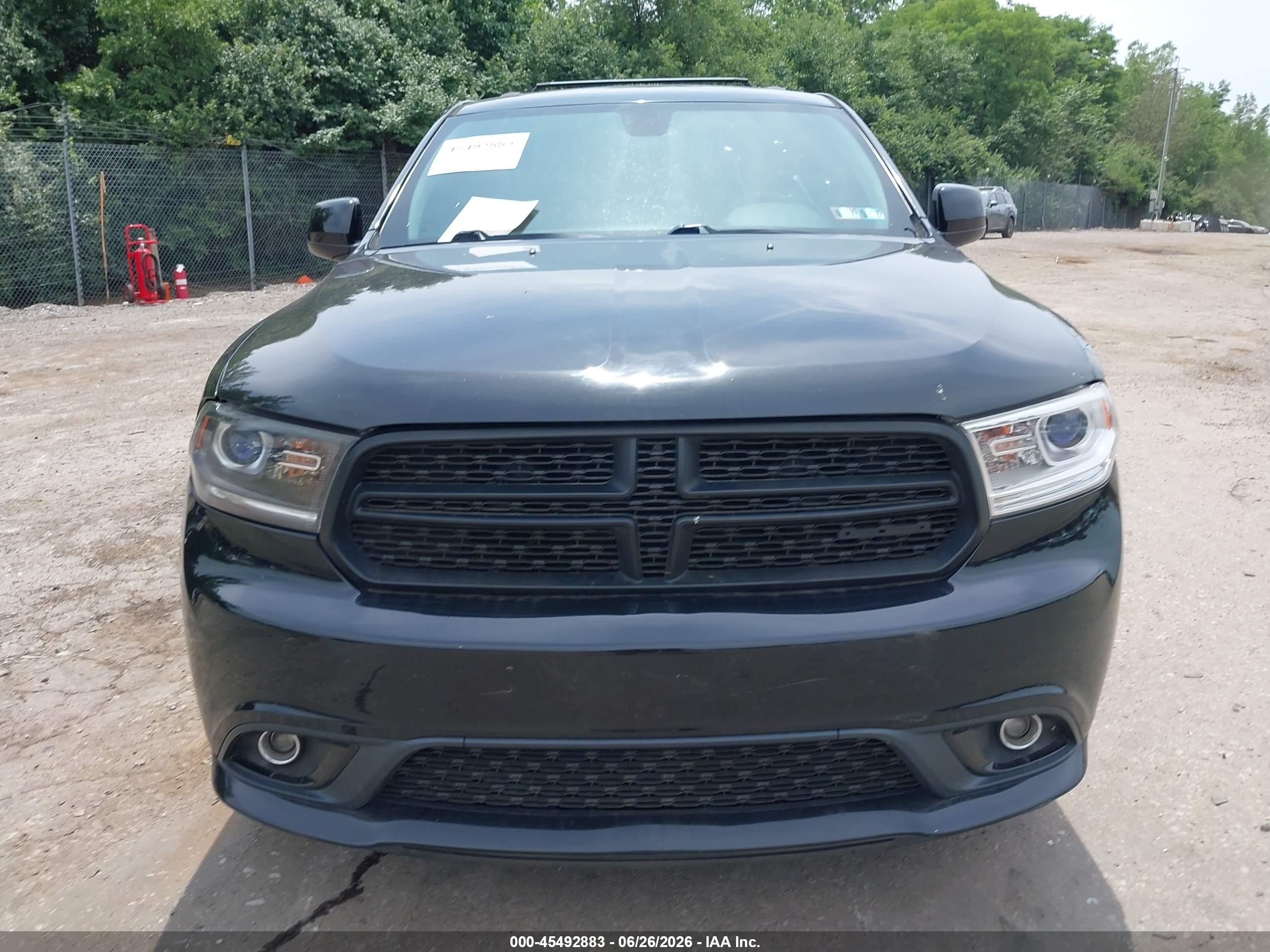 2015 Dodge Durango Sxt Black vin: 1C4RDJAGXFC772395