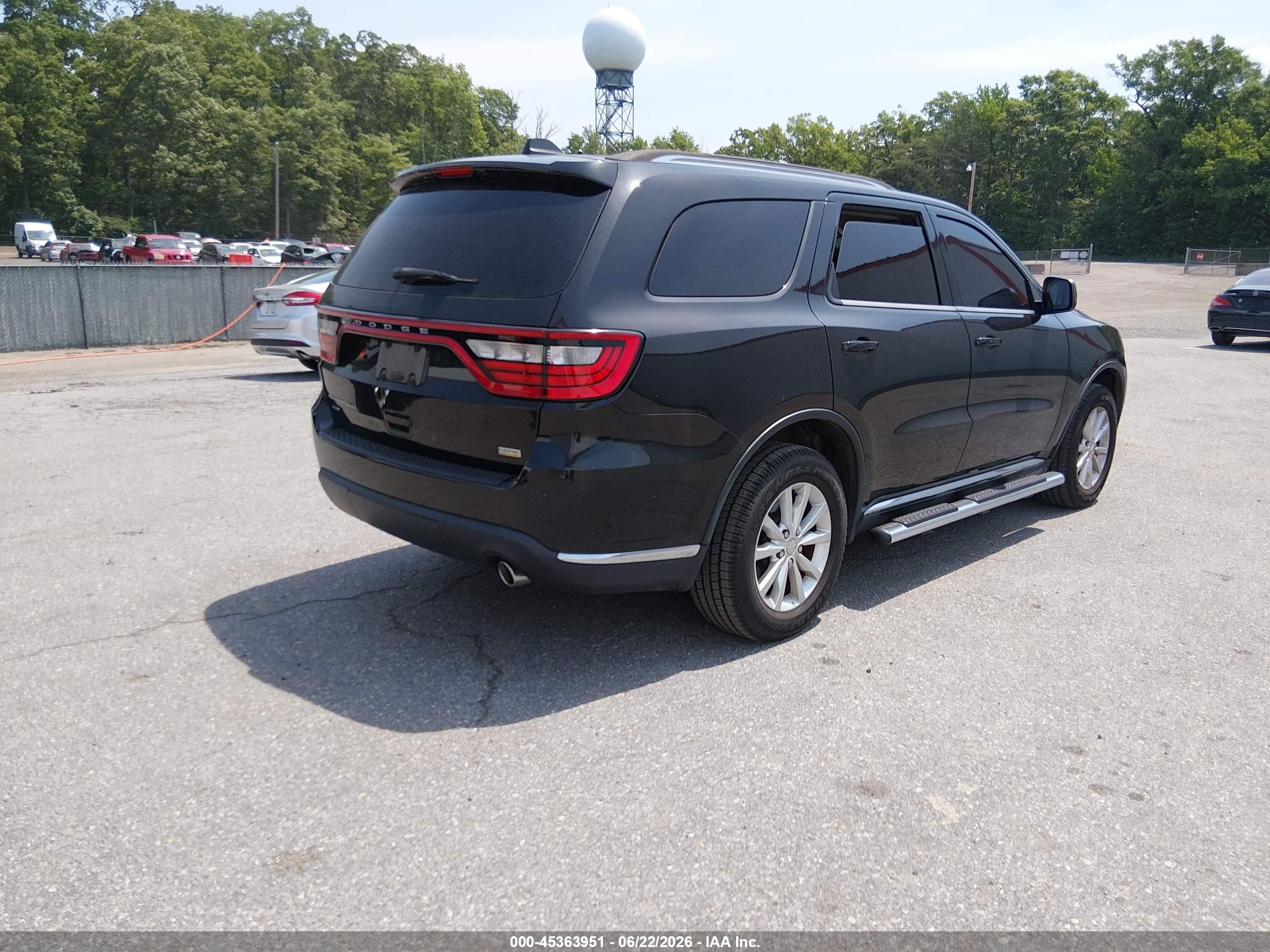 2015 Dodge Durango Sxt Черный vin: 1C4RDJAGXFC810319