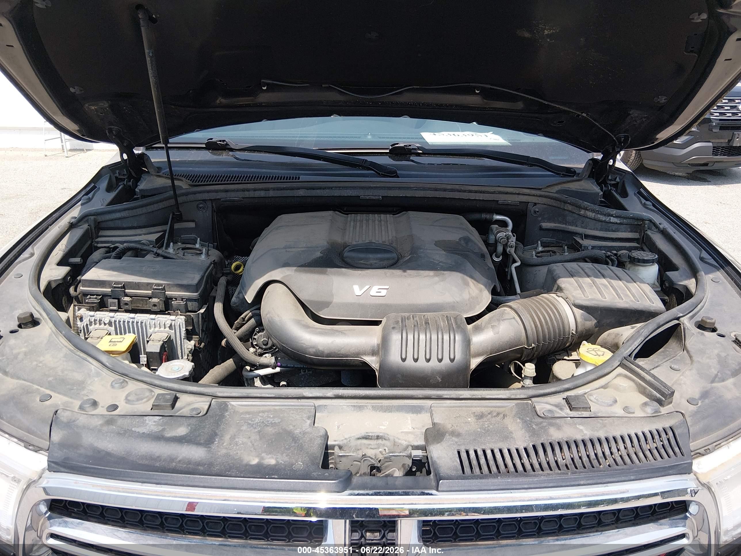 2015 Dodge Durango Sxt Черный vin: 1C4RDJAGXFC810319