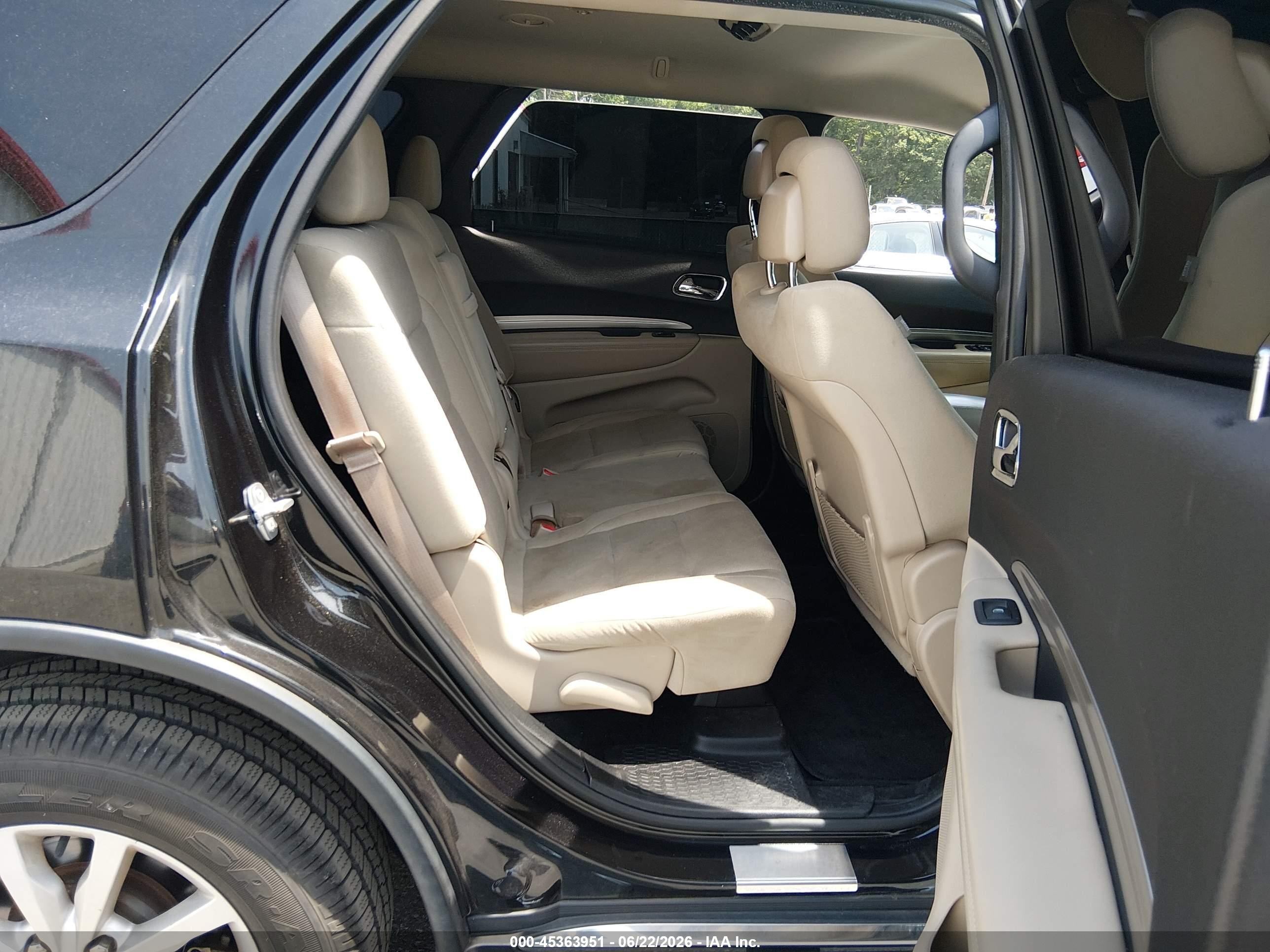 2015 Dodge Durango Sxt Черный vin: 1C4RDJAGXFC810319