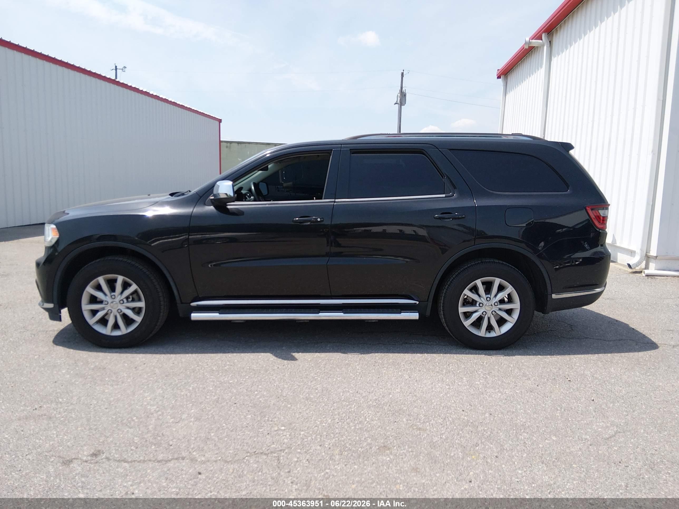 2015 Dodge Durango Sxt Черный vin: 1C4RDJAGXFC810319
