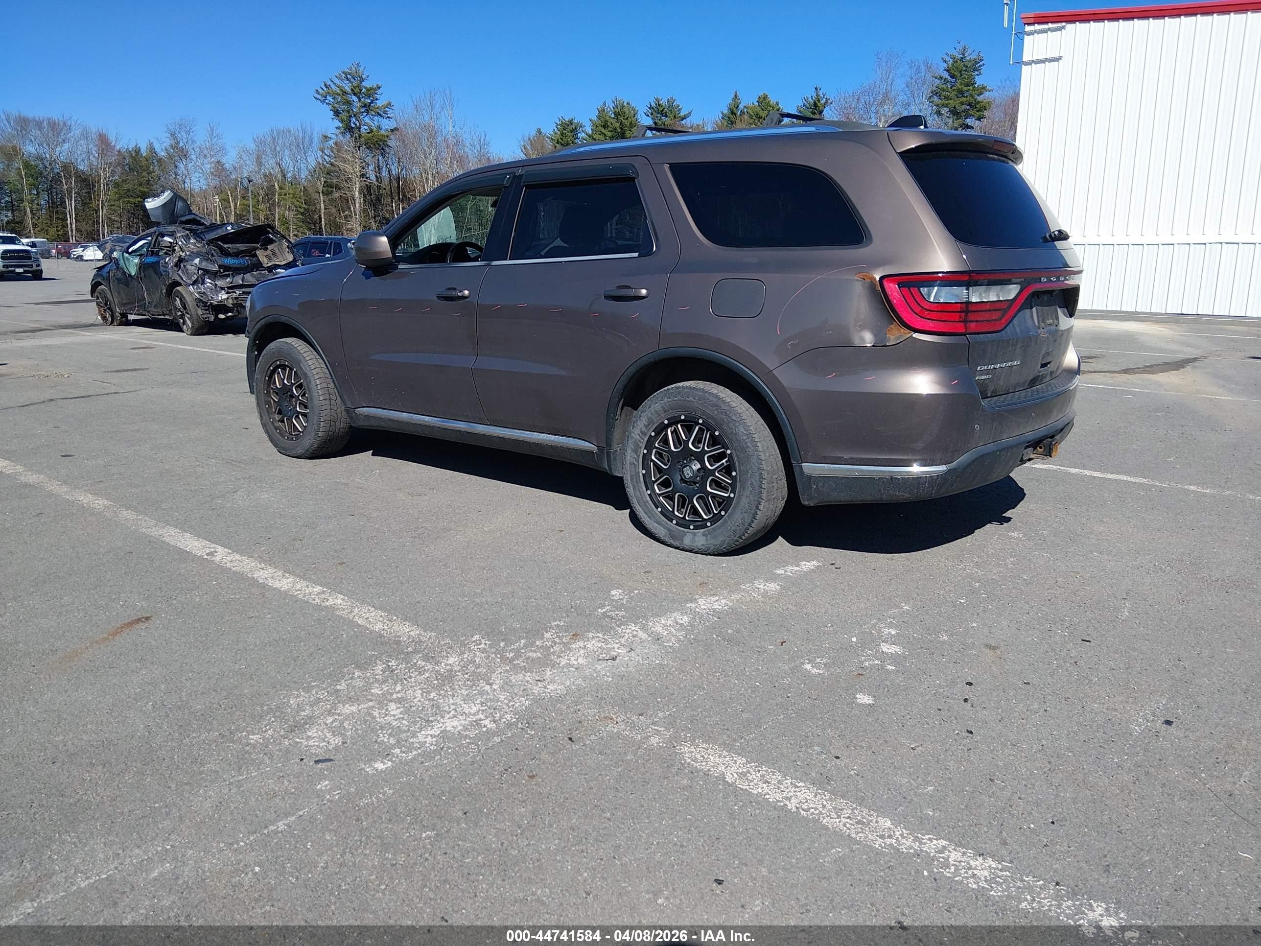 2017 Dodge Durango Sxt Awd Коричневый vin: 1C4RDJAGXHC870894