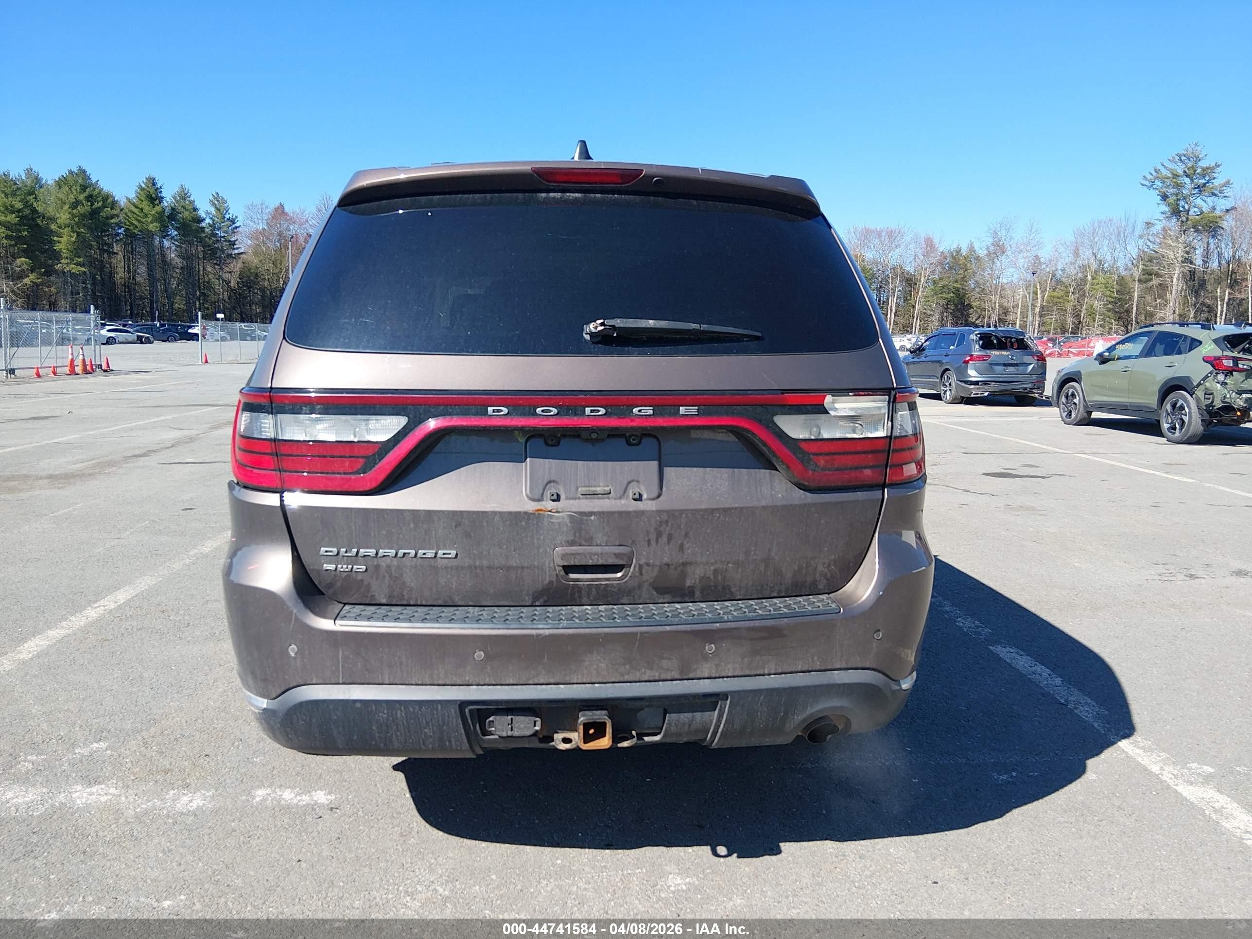 2017 Dodge Durango Sxt Awd Коричневый vin: 1C4RDJAGXHC870894