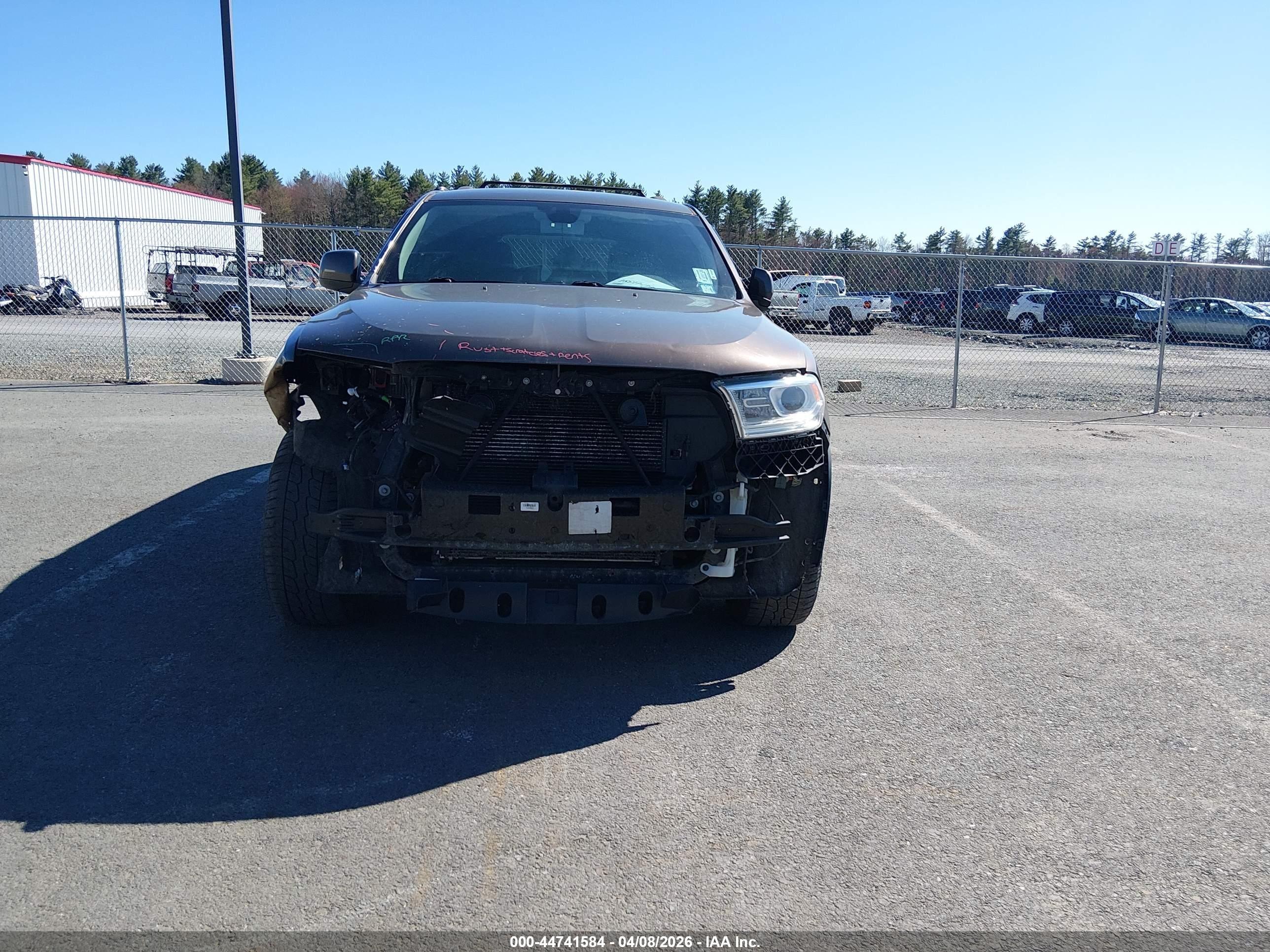 2017 Dodge Durango Sxt Awd Коричневый vin: 1C4RDJAGXHC870894