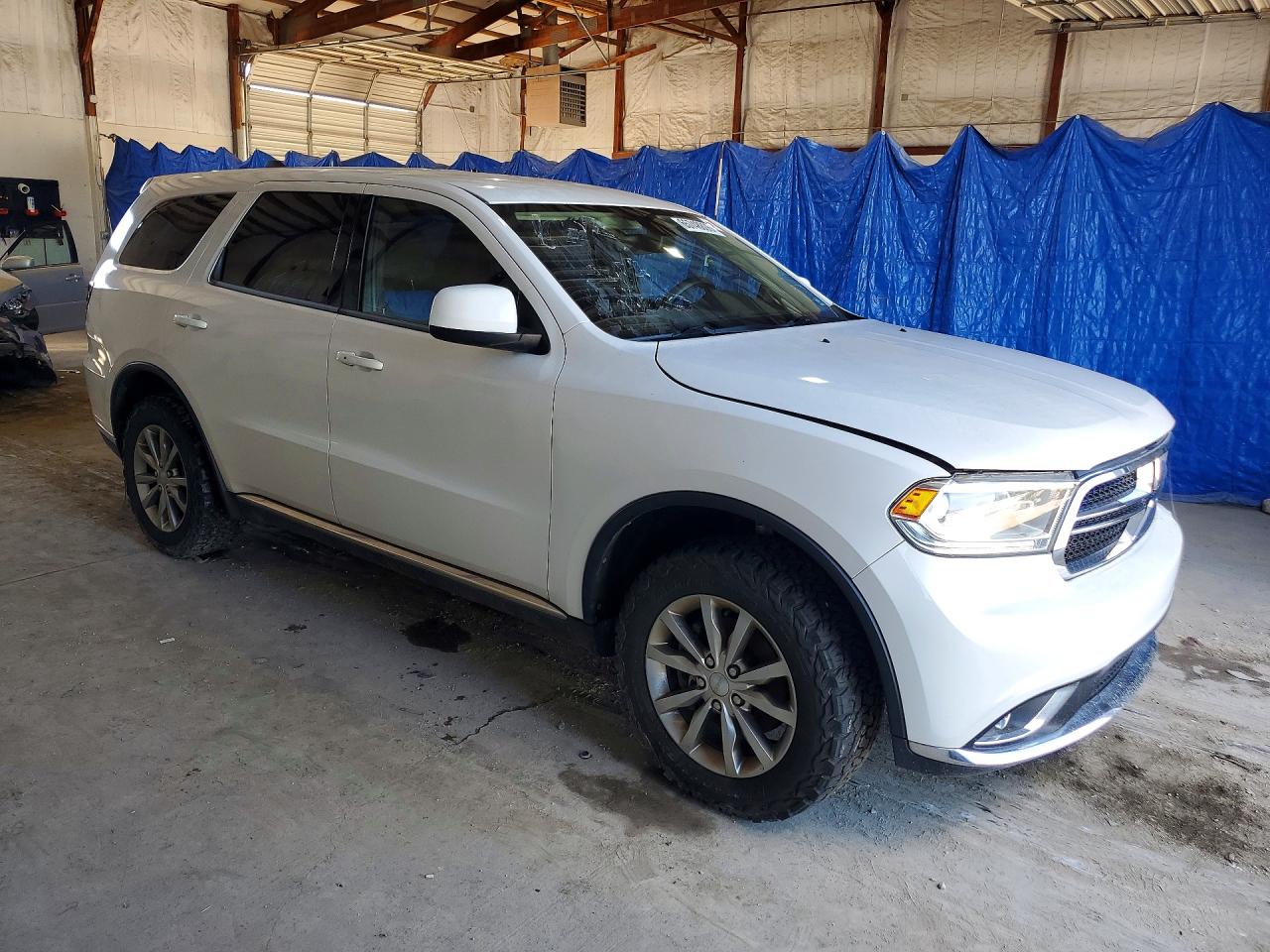 2018 Dodge Durango Sxt White vin: 1C4RDJAGXJC225443