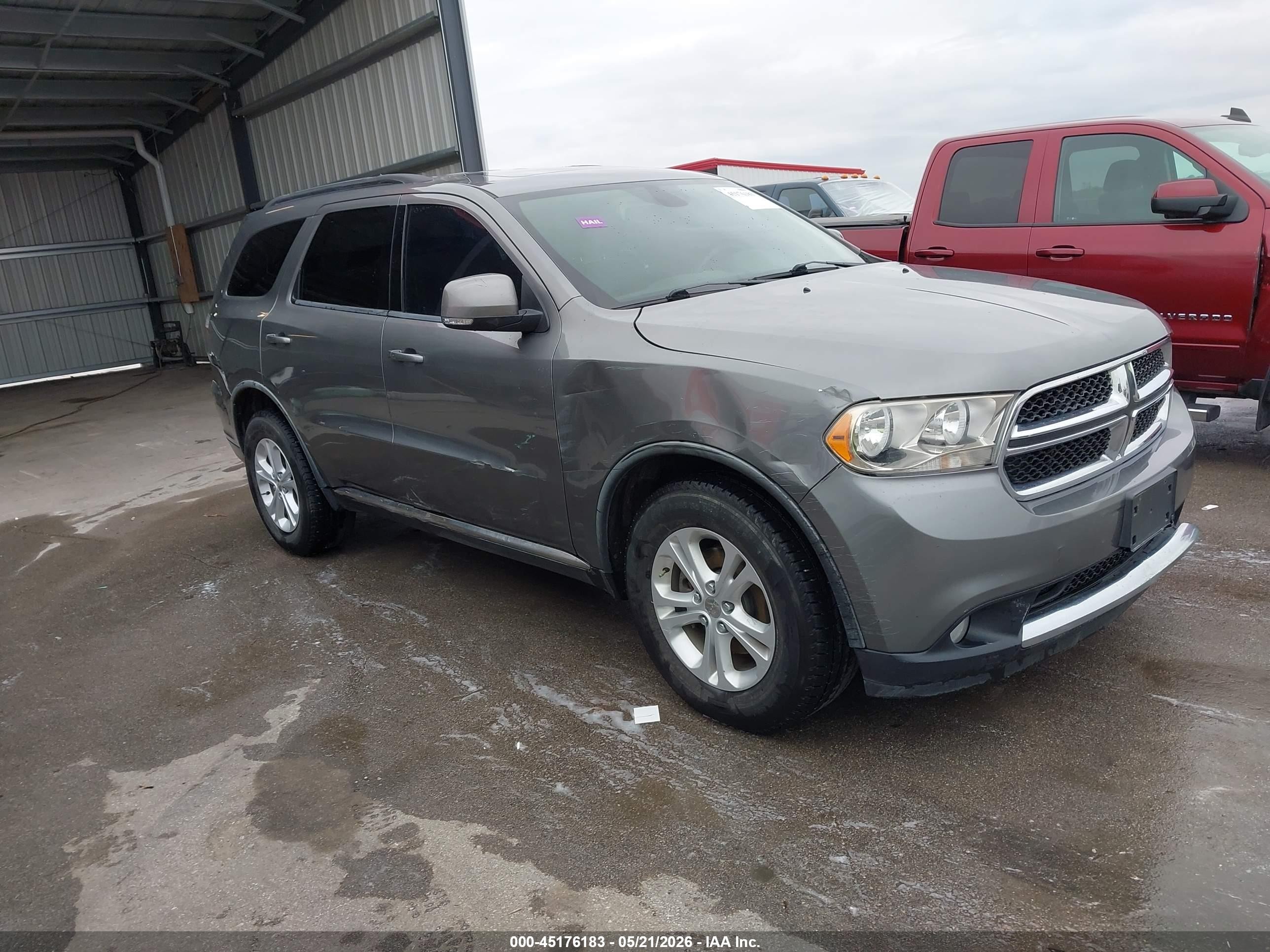 2012 Dodge Durango Crew Gray vin: 1C4RDJDG0CC107223
