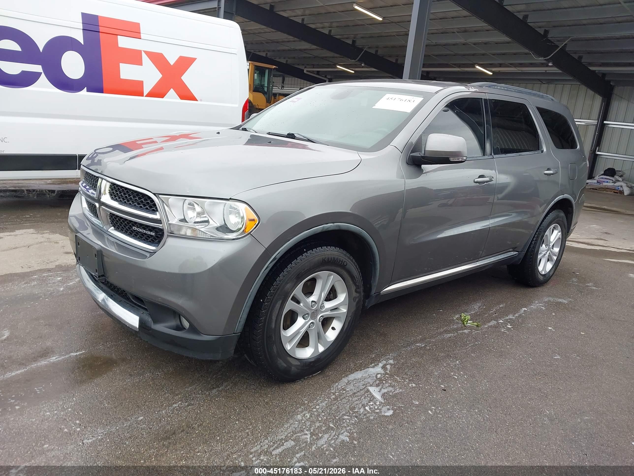 2012 Dodge Durango Crew Gray vin: 1C4RDJDG0CC107223