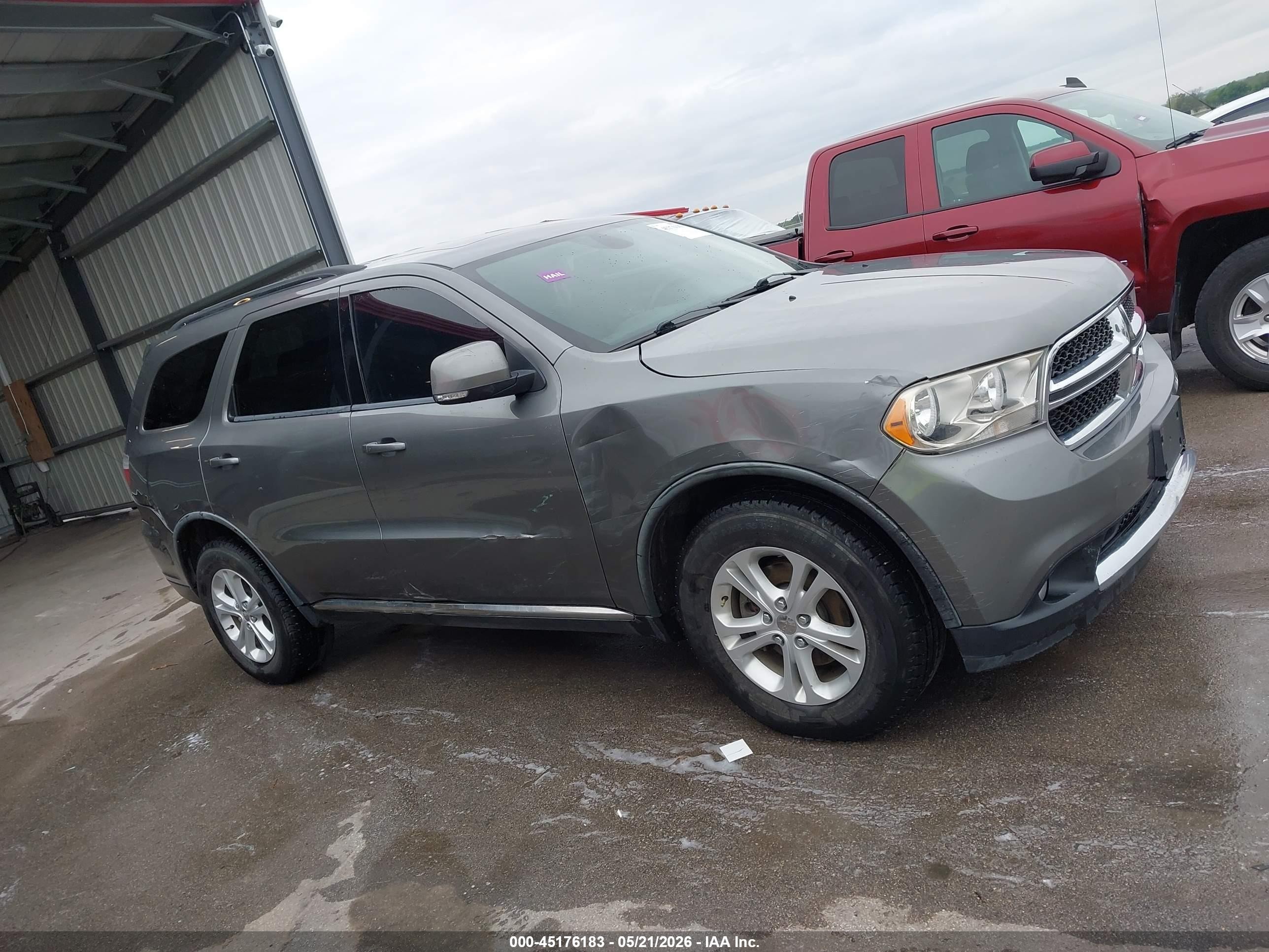 2012 Dodge Durango Crew Gray vin: 1C4RDJDG0CC107223