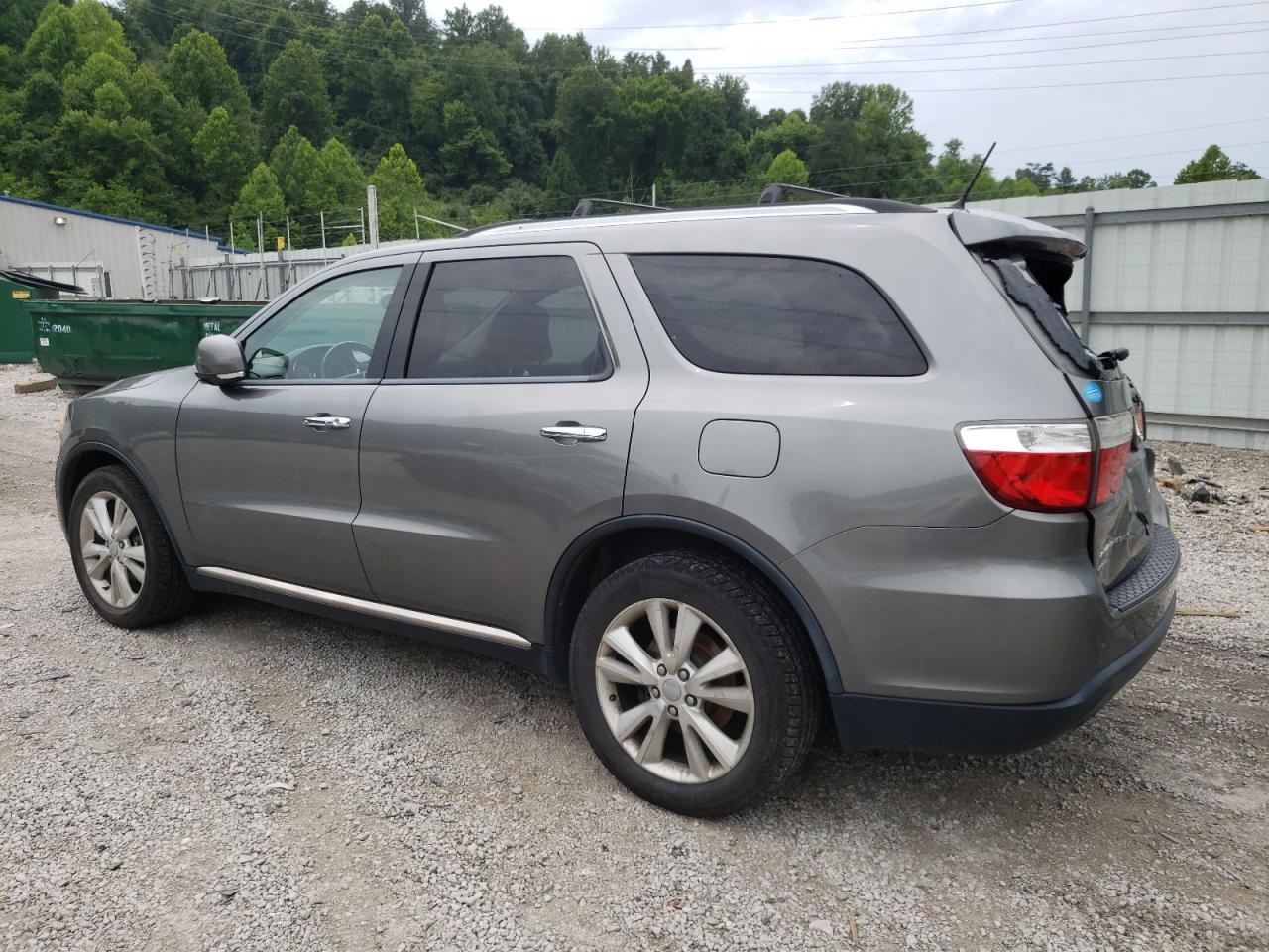 2013 Dodge Durango Crew Gray vin: 1C4RDJDG0DC535570