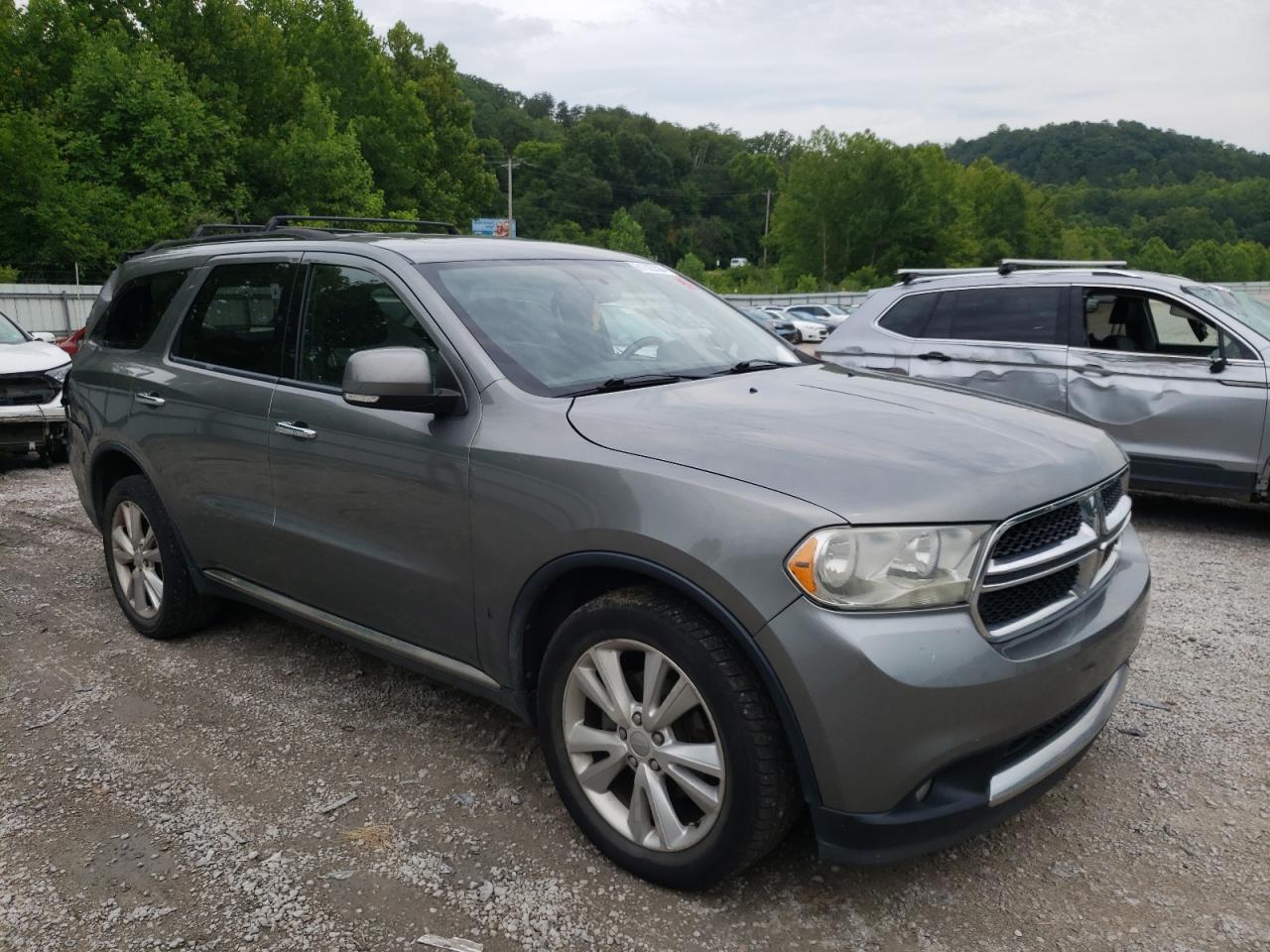 2013 Dodge Durango Crew Gray vin: 1C4RDJDG0DC535570