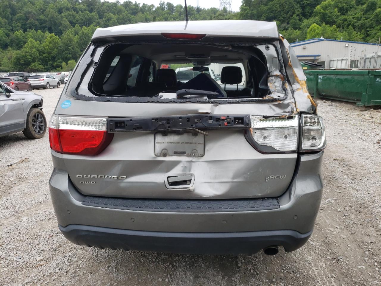 2013 Dodge Durango Crew Gray vin: 1C4RDJDG0DC535570