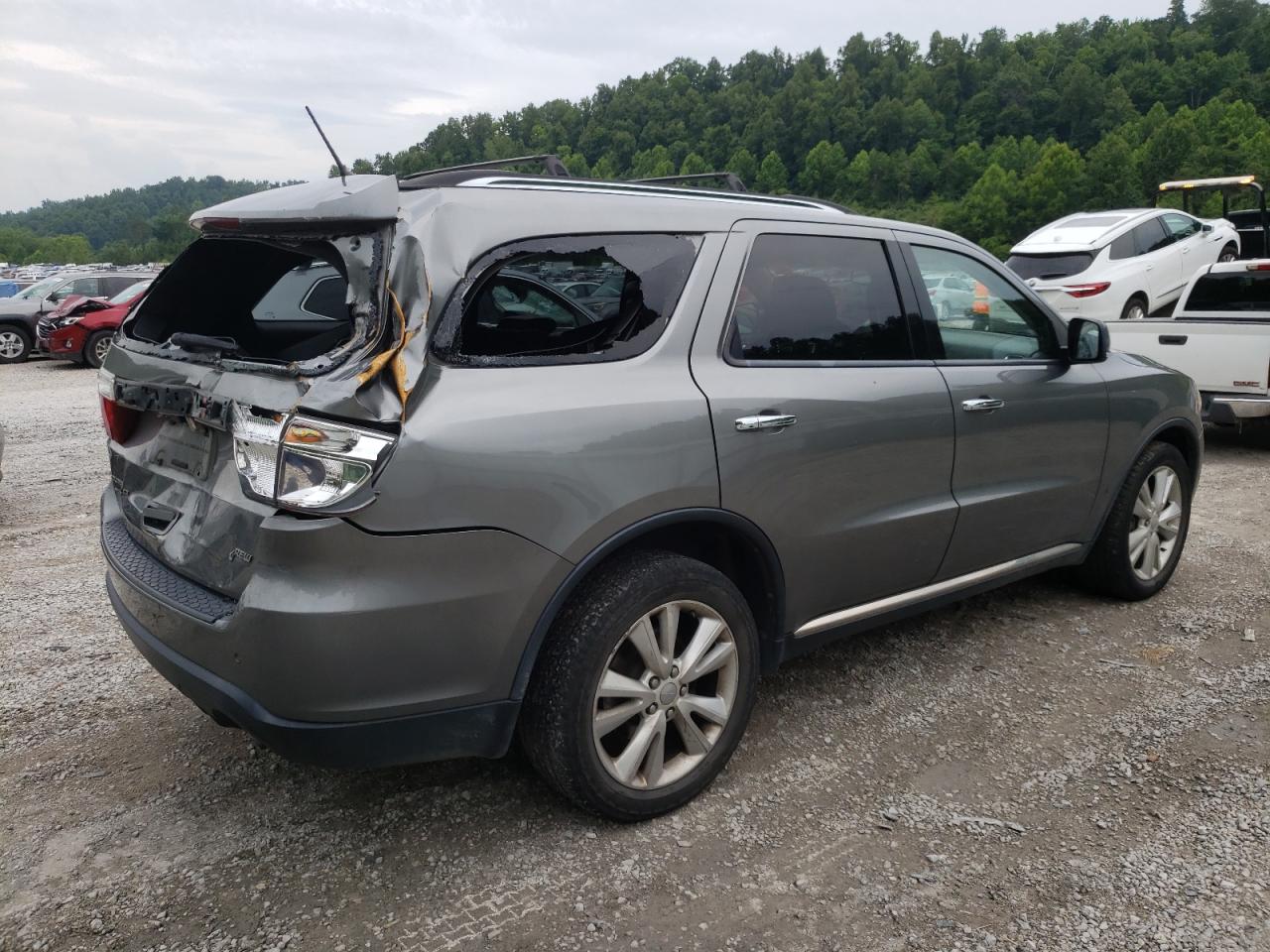 2013 Dodge Durango Crew Gray vin: 1C4RDJDG0DC535570