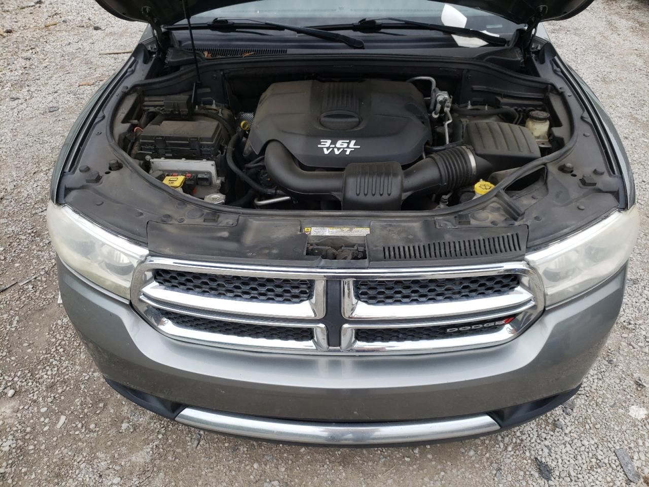 2013 Dodge Durango Crew Gray vin: 1C4RDJDG0DC535570