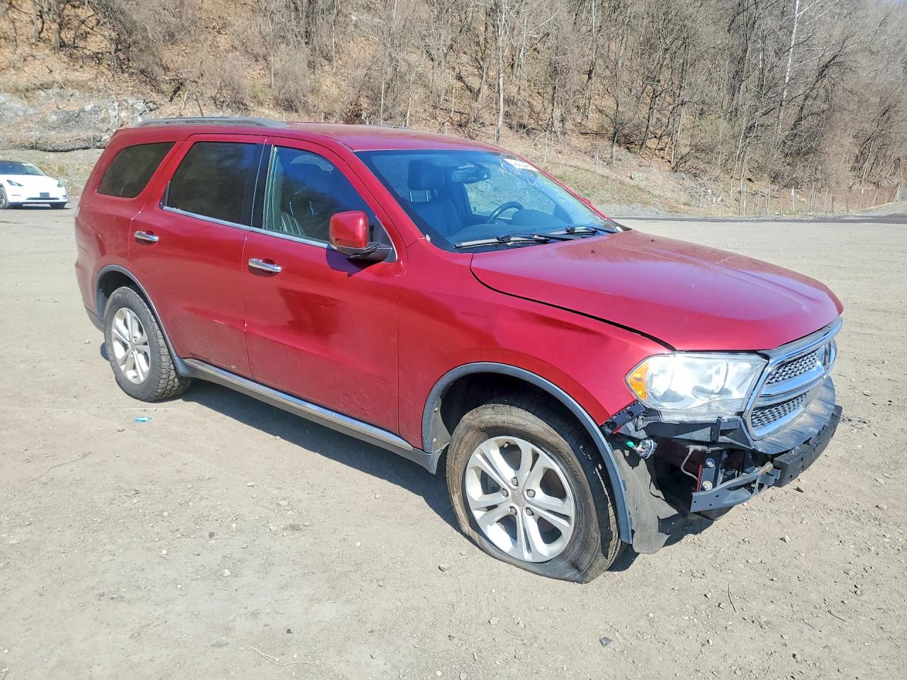 2013 Dodge Durango Crew Burgundy vin: 1C4RDJDG0DC593050