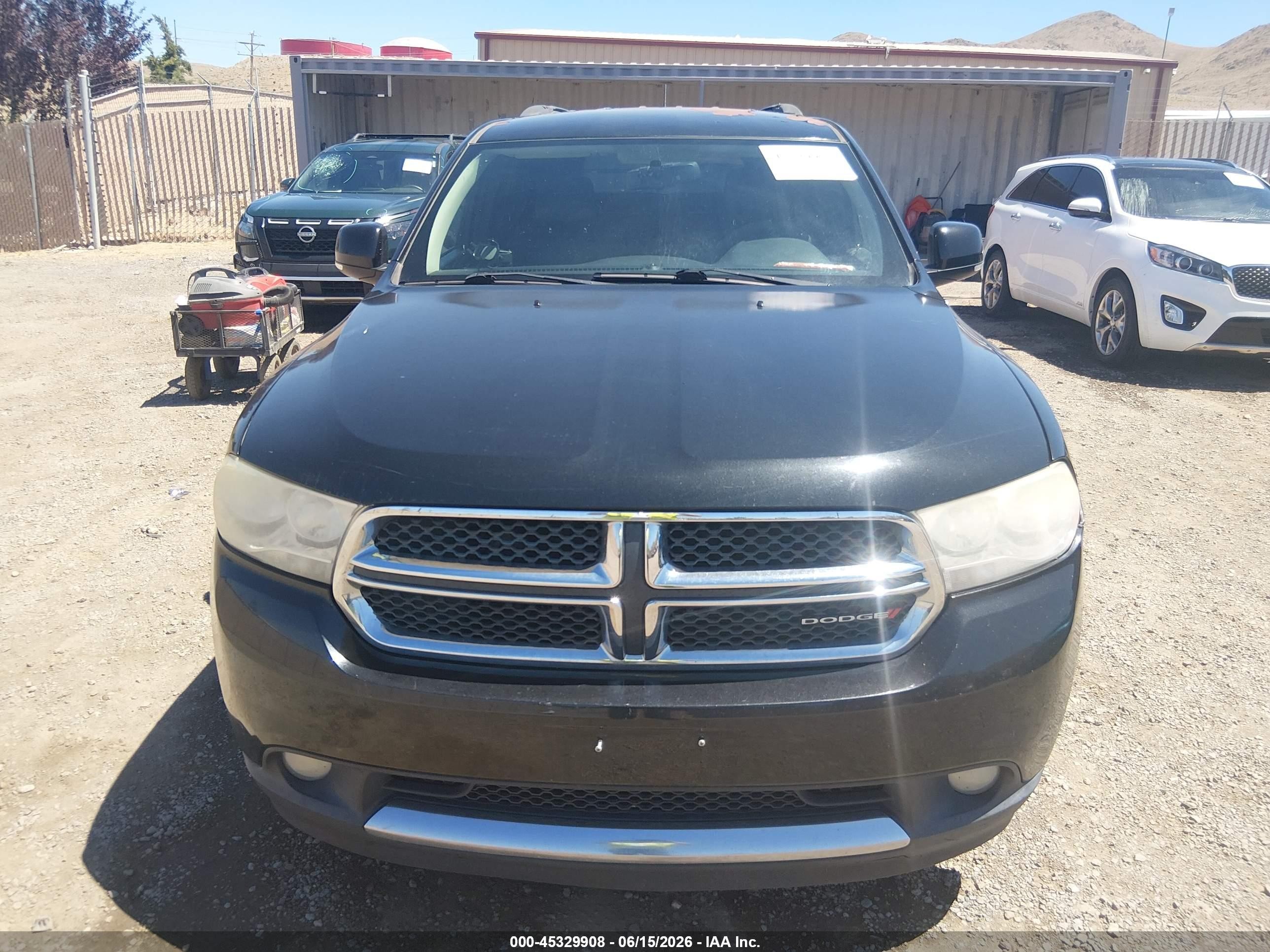 2013 Dodge Durango Crew Black vin: 1C4RDJDG0DC659936