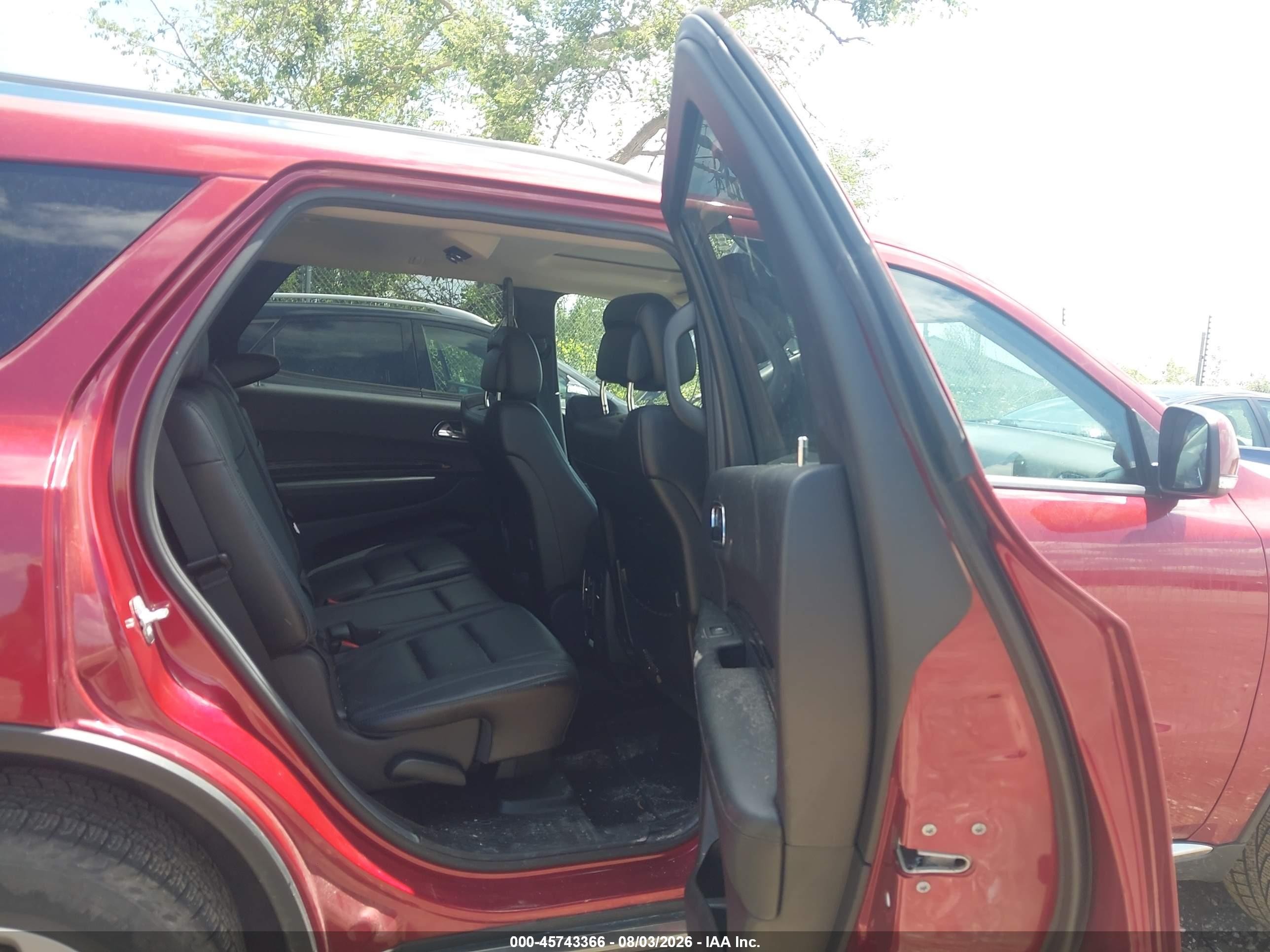 2013 Dodge Durango Crew Красный vin: 1C4RDJDG0DC667938