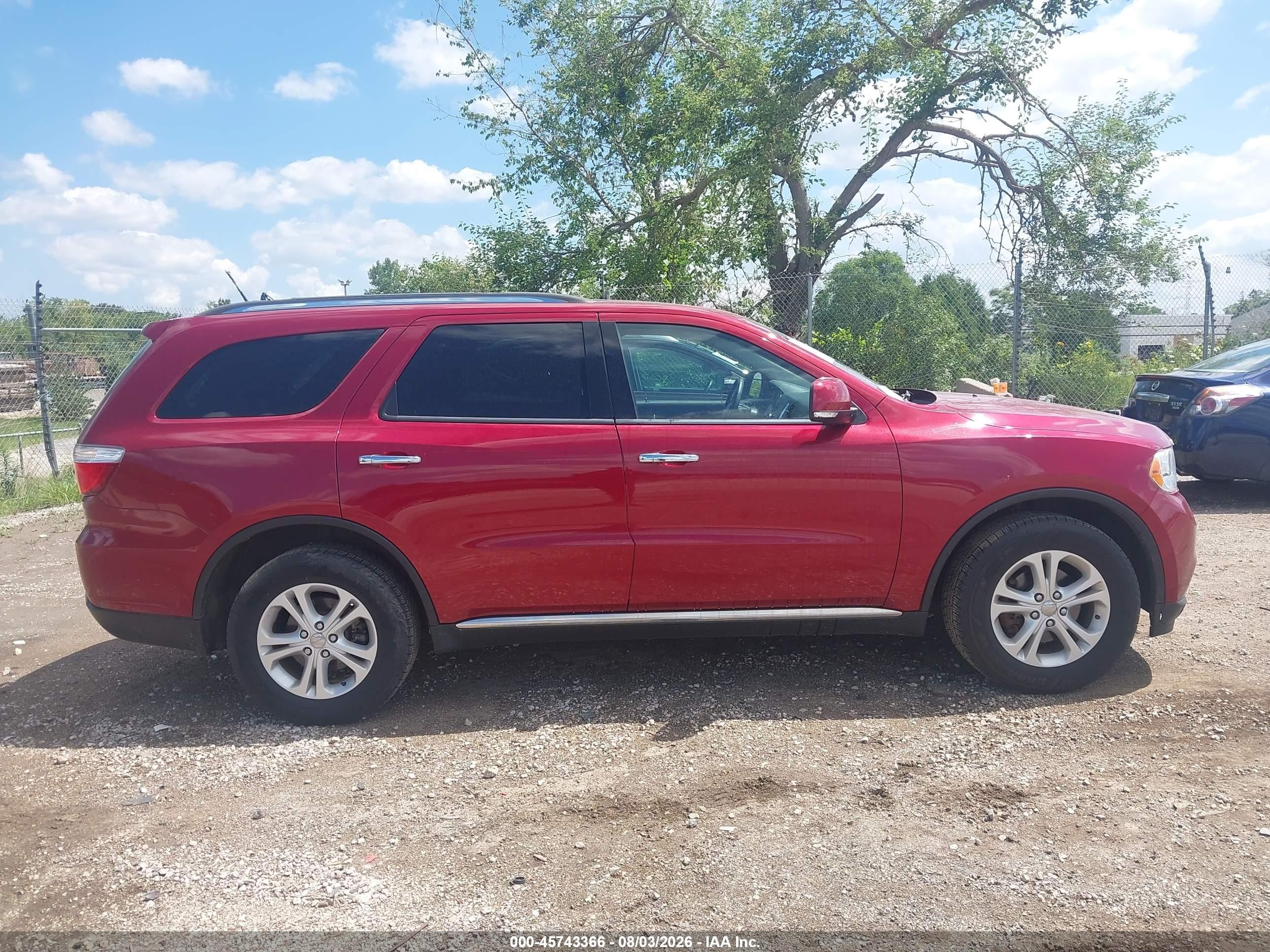 2013 Dodge Durango Crew Красный vin: 1C4RDJDG0DC667938