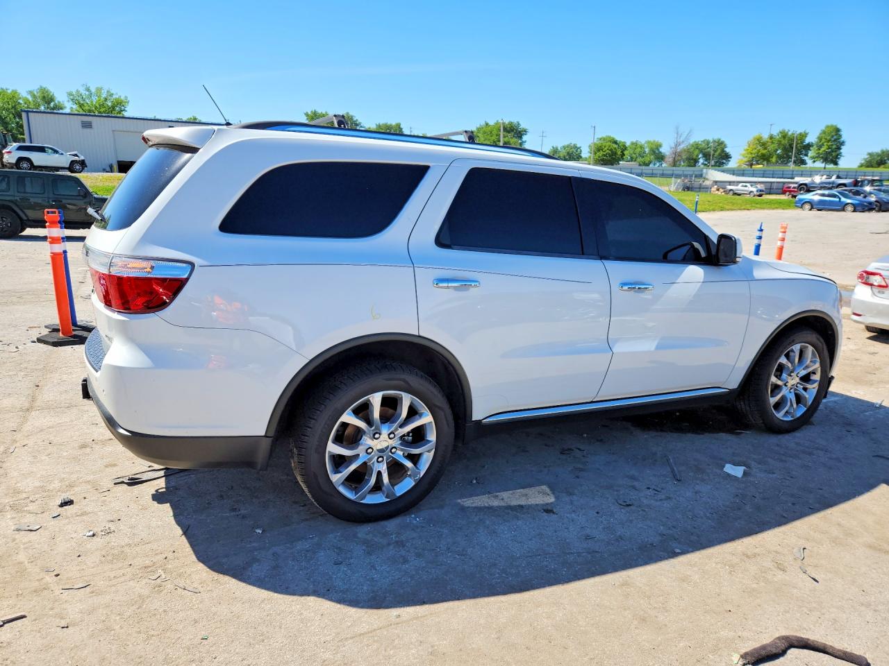 2013 Dodge Durango Crew White vin: 1C4RDJDG0DC681290