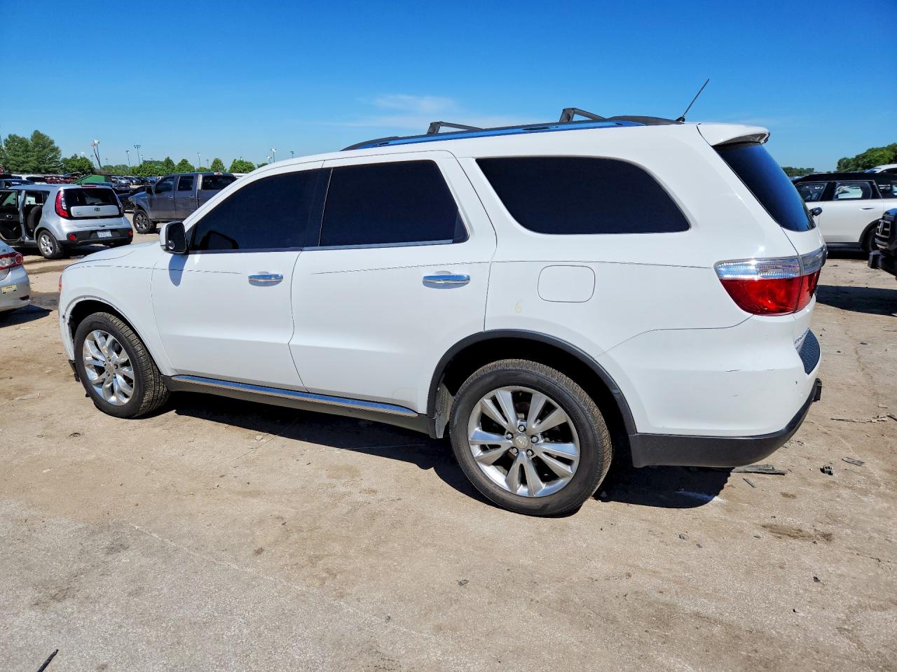 2013 Dodge Durango Crew White vin: 1C4RDJDG0DC681290