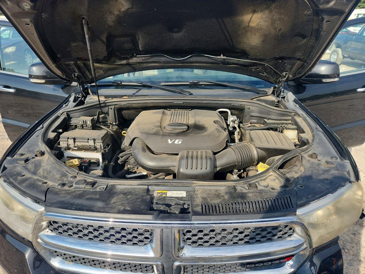 2013 Dodge Durango Crew Черный vin: 1C4RDJDG0DC686814