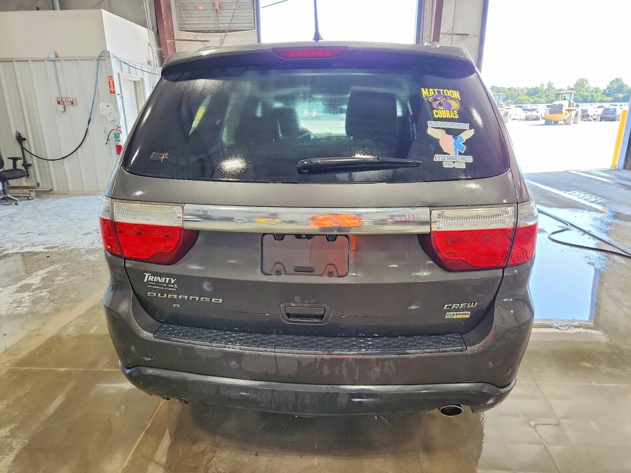 2013 Dodge Durango Crew Gray vin: 1C4RDJDG0DC692242