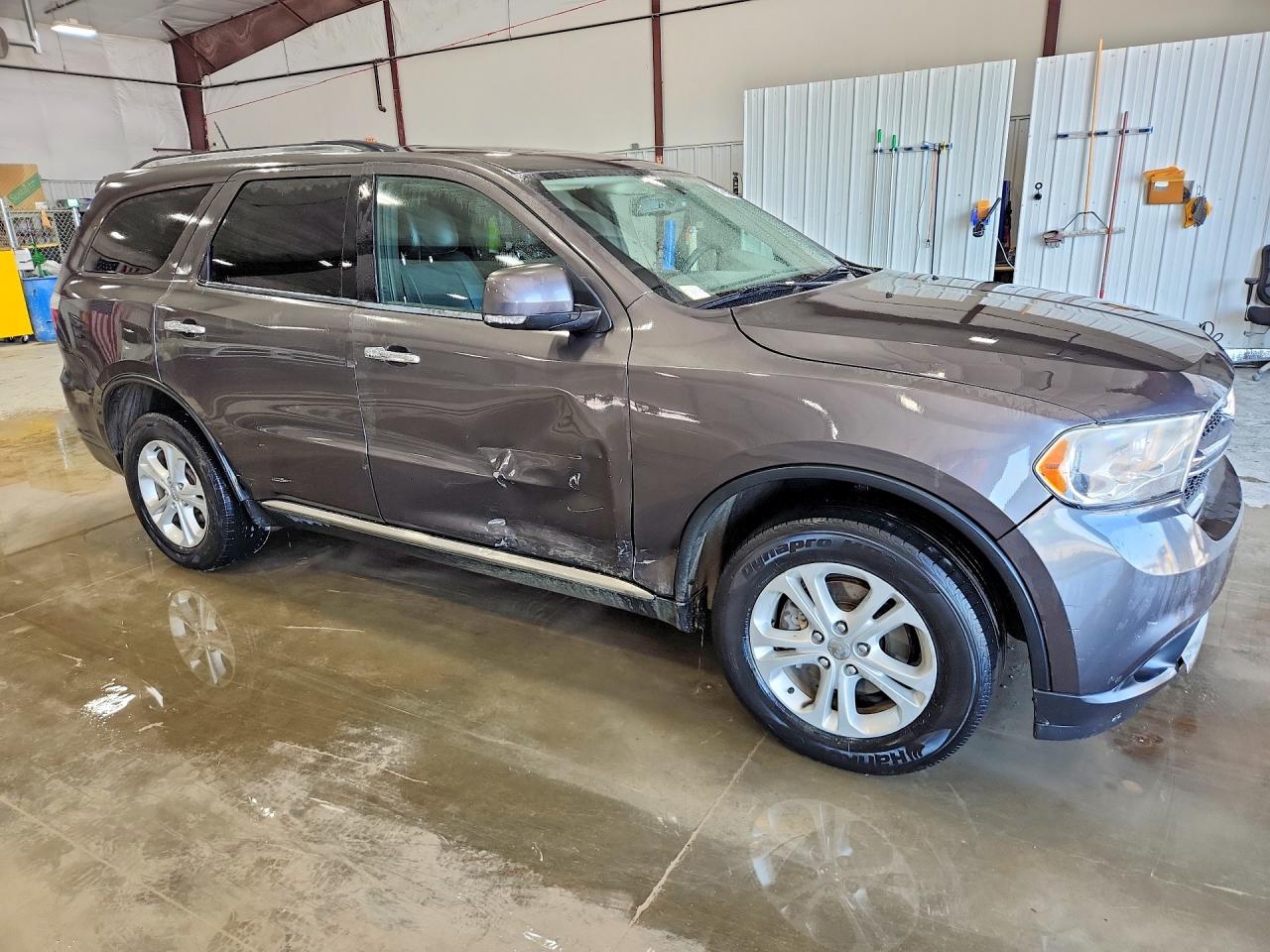 2013 Dodge Durango Crew Gray vin: 1C4RDJDG0DC692242
