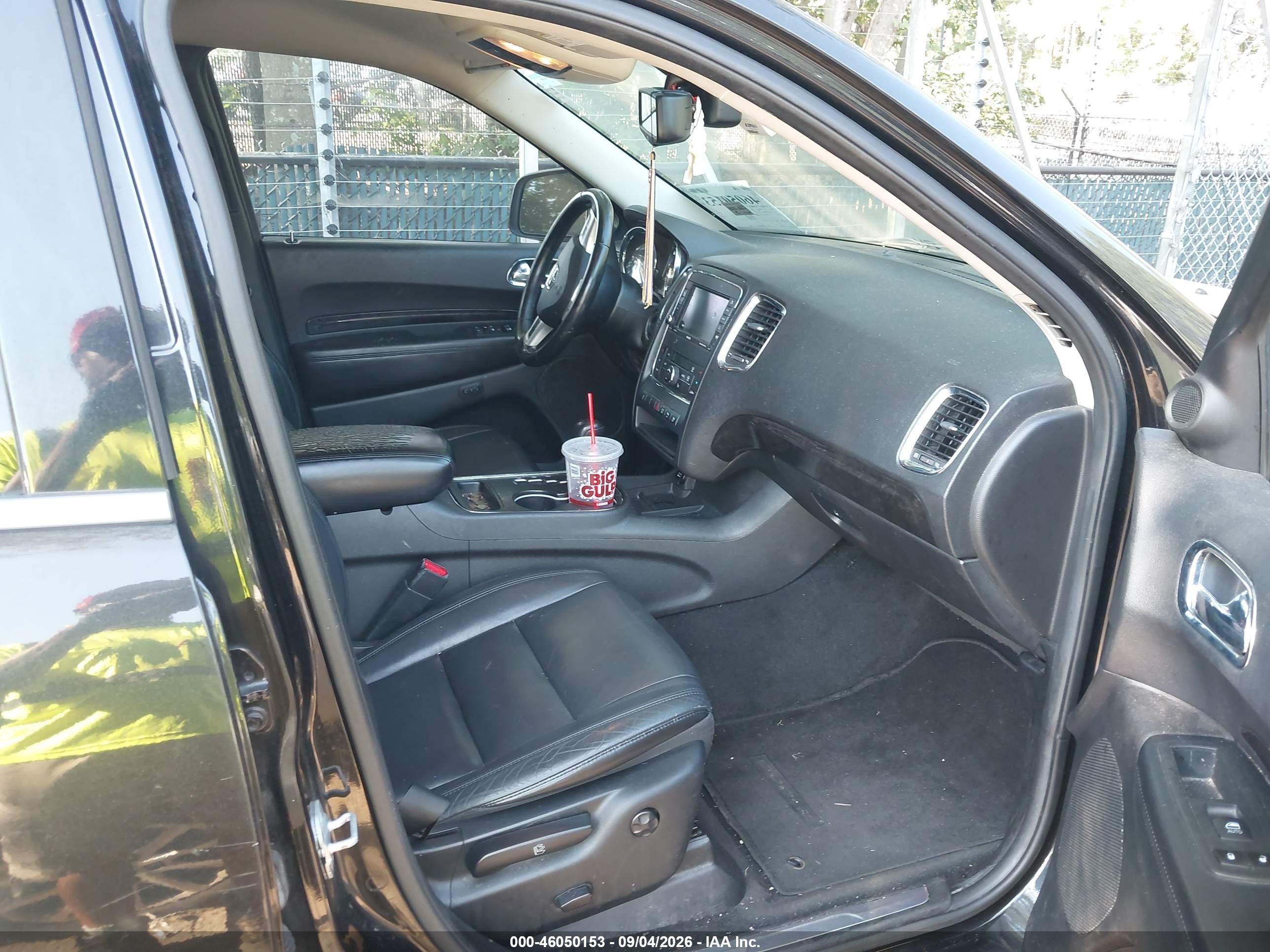 2013 Dodge Durango Crew Black vin: 1C4RDJDG0DC699126