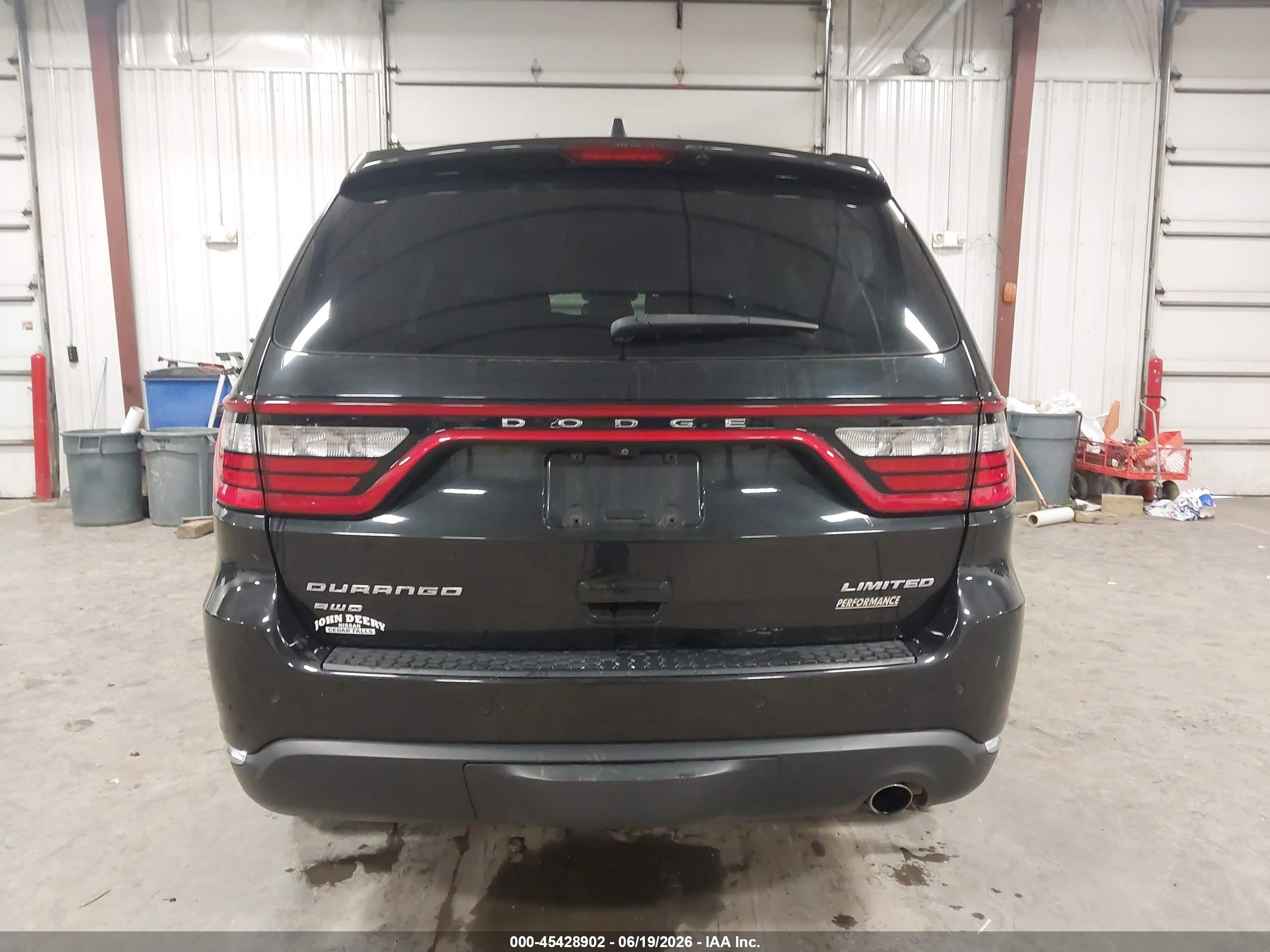 2014 Dodge Durango Limited Black vin: 1C4RDJDG0EC323561