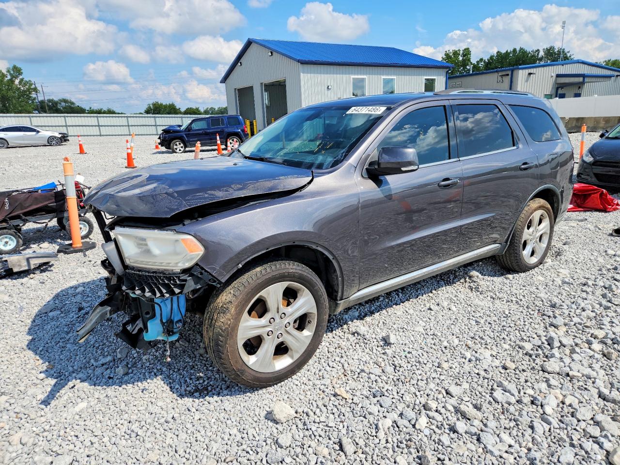 2014 Dodge Durango Limited Gray vin: 1C4RDJDG0EC477414