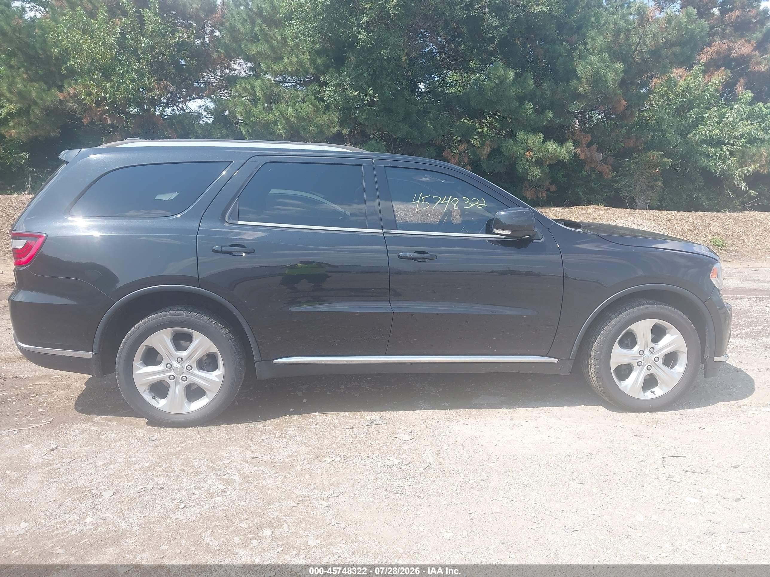 2014 Dodge Durango Limited Black vin: 1C4RDJDG0EC477509