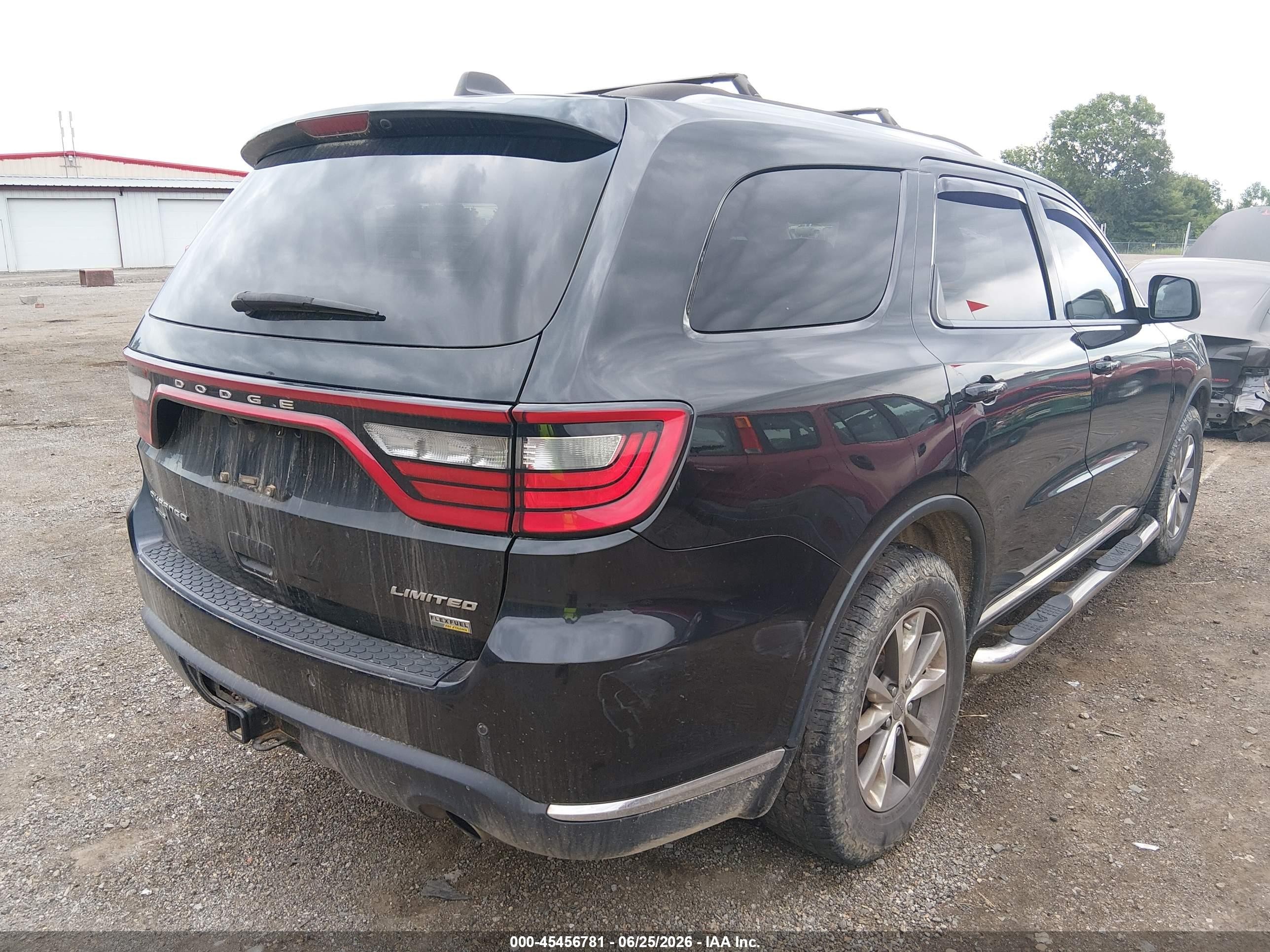 2014 Dodge Durango Limited Black vin: 1C4RDJDG0EC481558